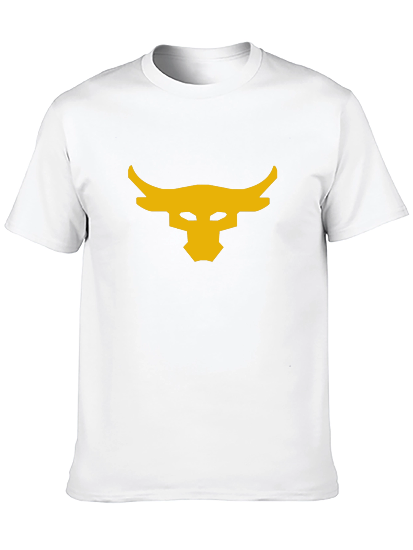 Mens Black T-Shirt with Bull Logo