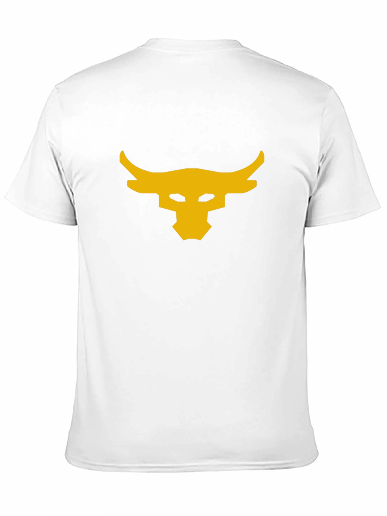Mens Black T-Shirt with Bull Logo