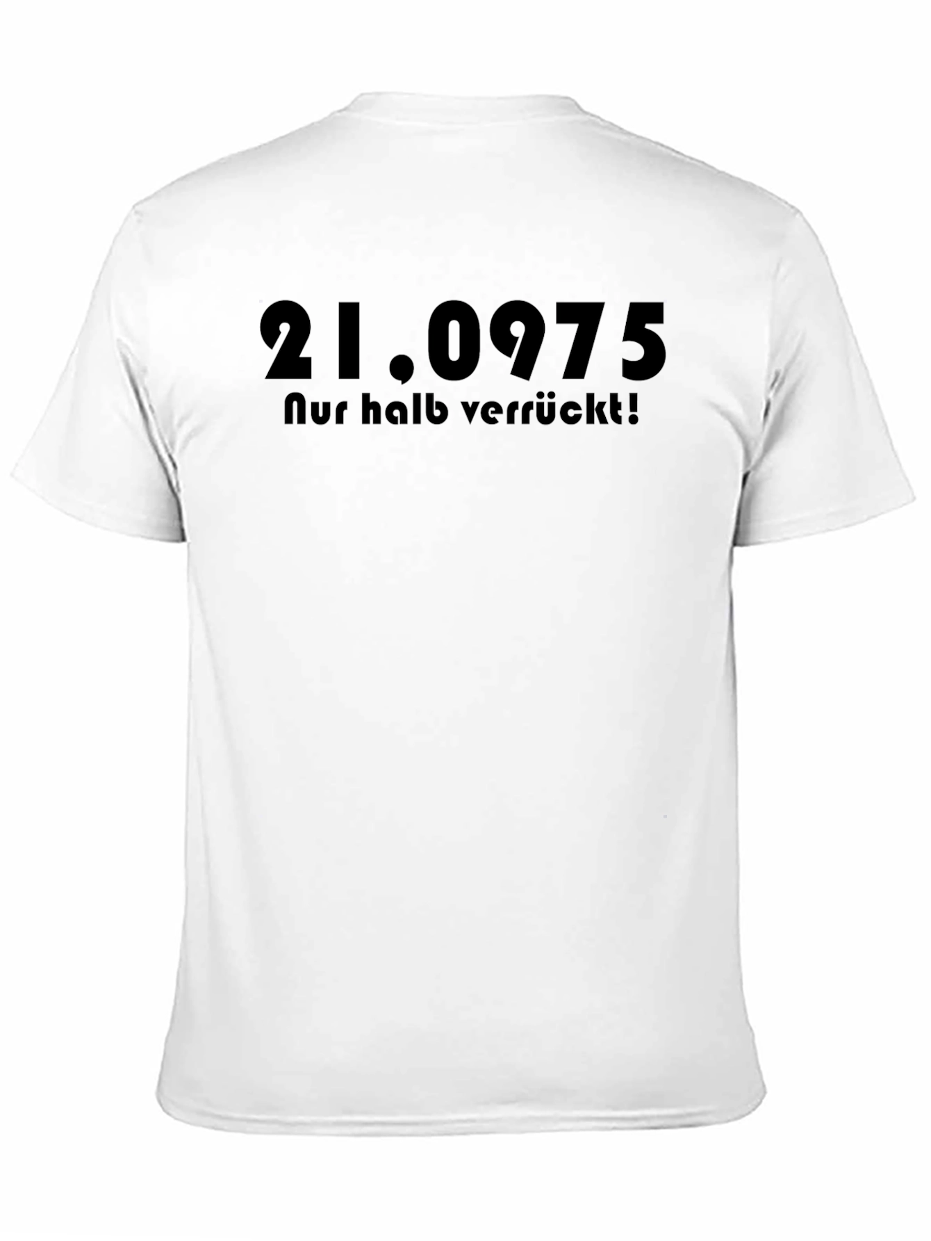 21.0975 Only Half Crazy Black Graphic Tee