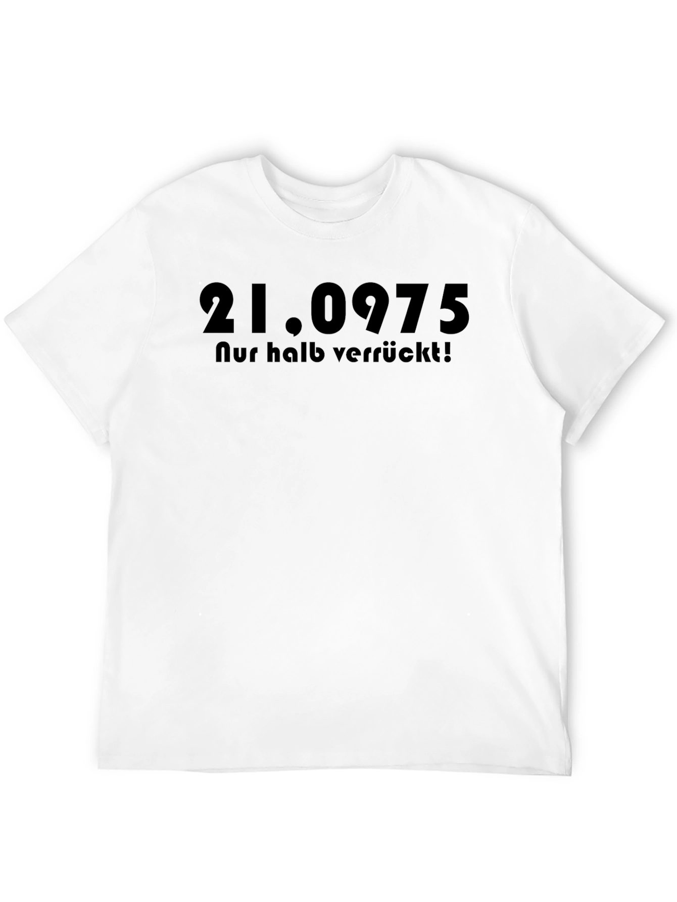 21.0975 Only Half Crazy Black Graphic Tee