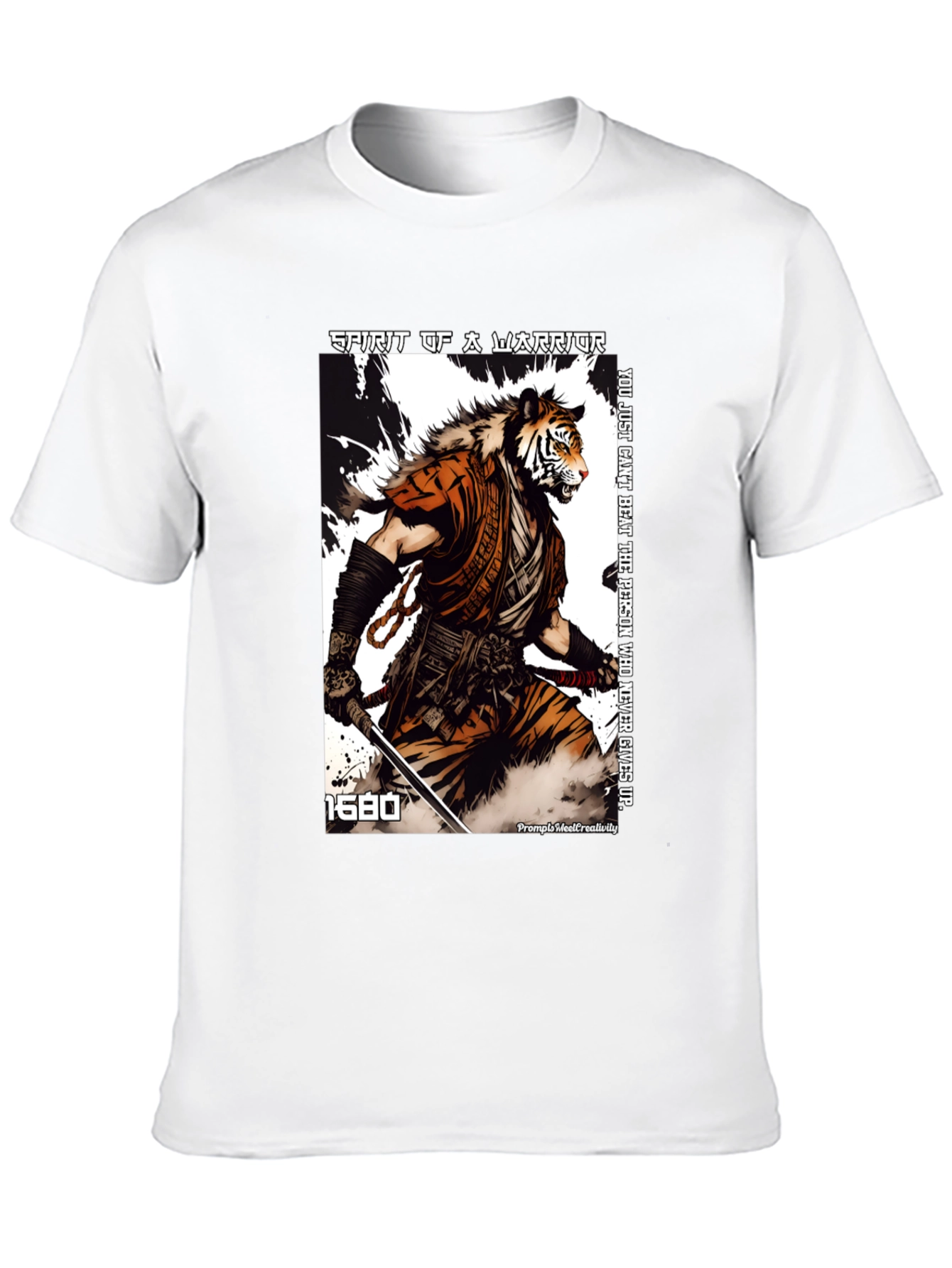 Tiger Warrior Graphic T-Shirt