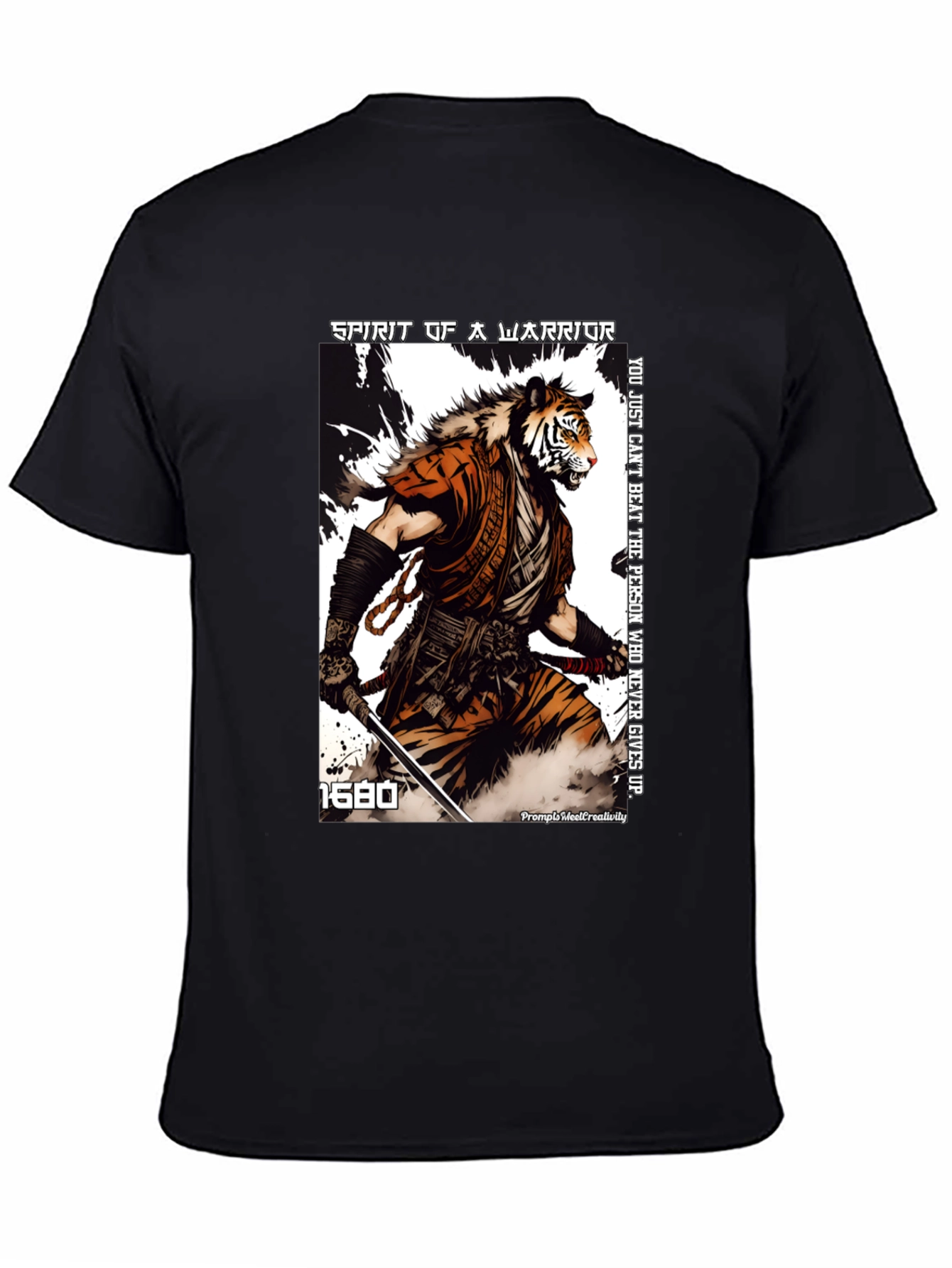 Tiger Warrior Graphic T-Shirt
