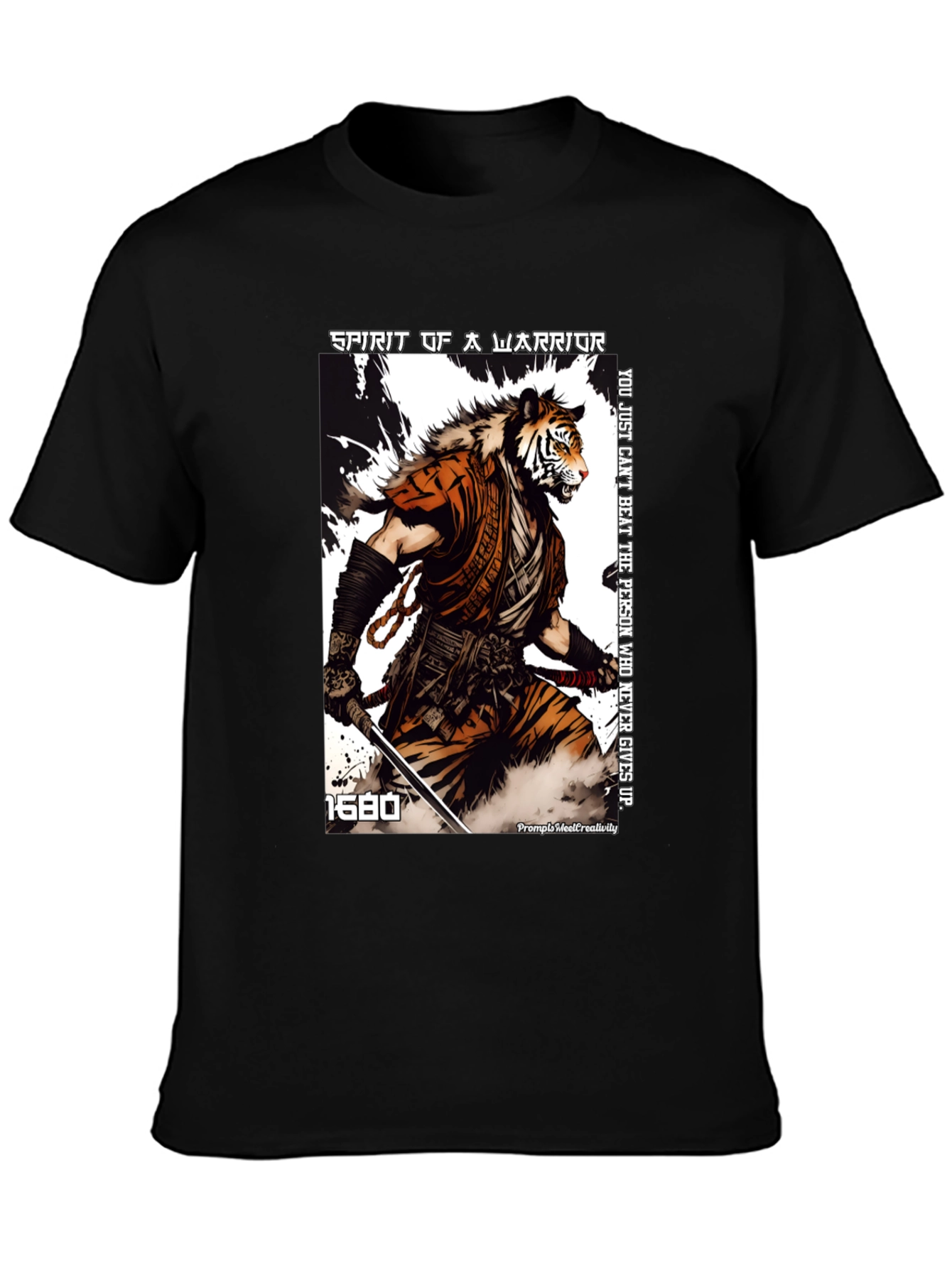 Tiger Warrior Graphic T-Shirt
