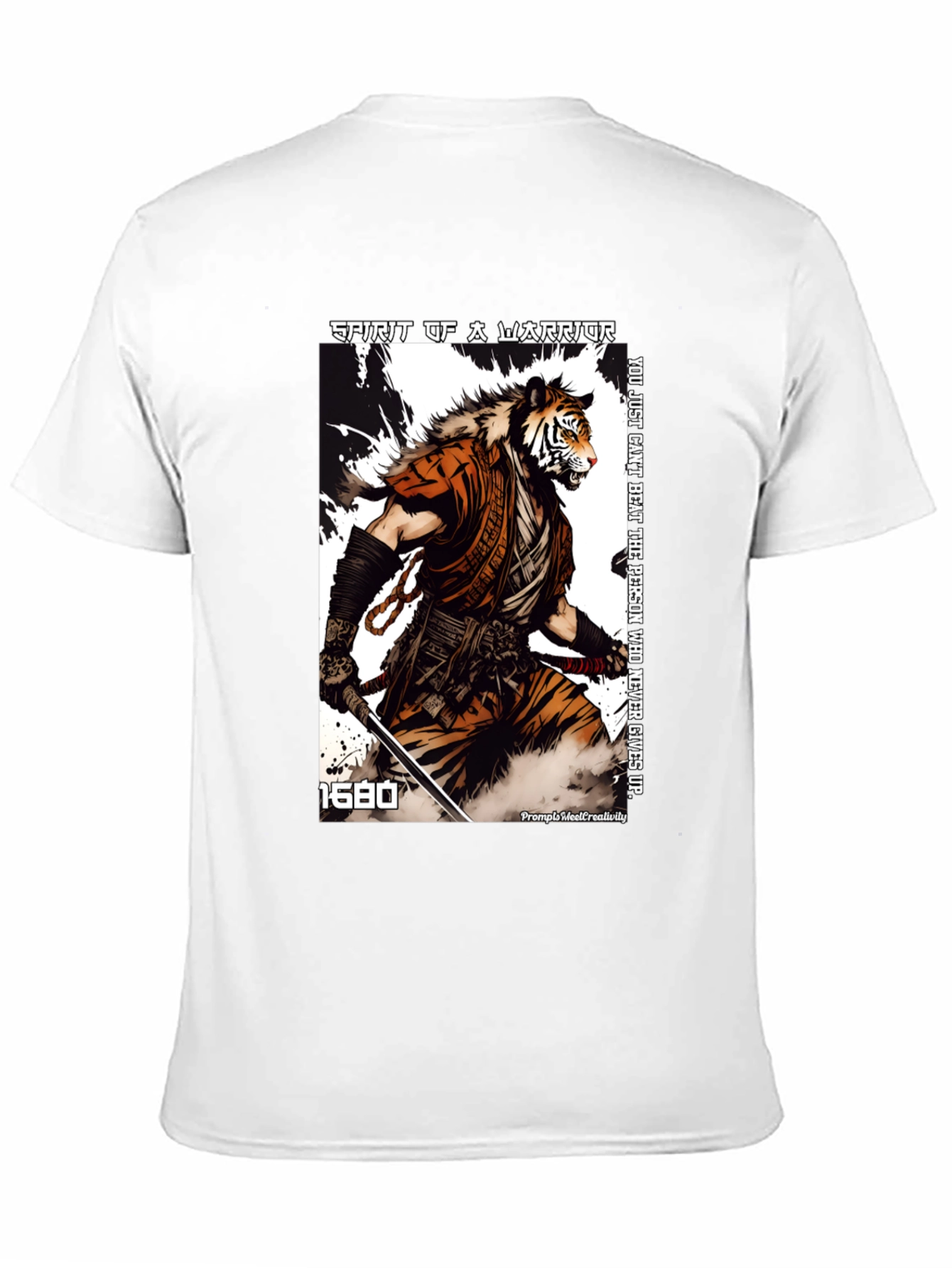 Tiger Warrior Graphic T-Shirt