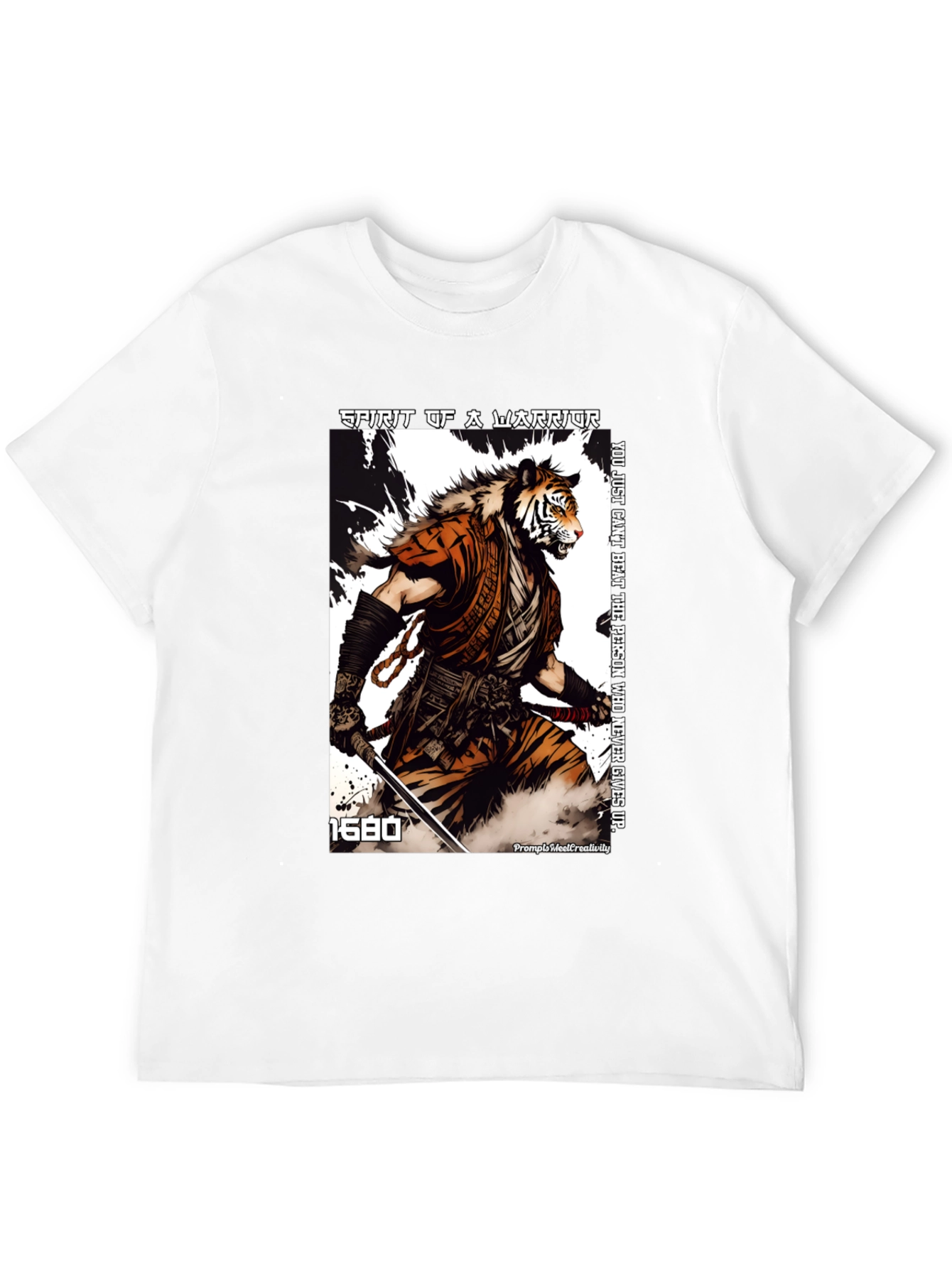 Tiger Warrior Graphic T-Shirt
