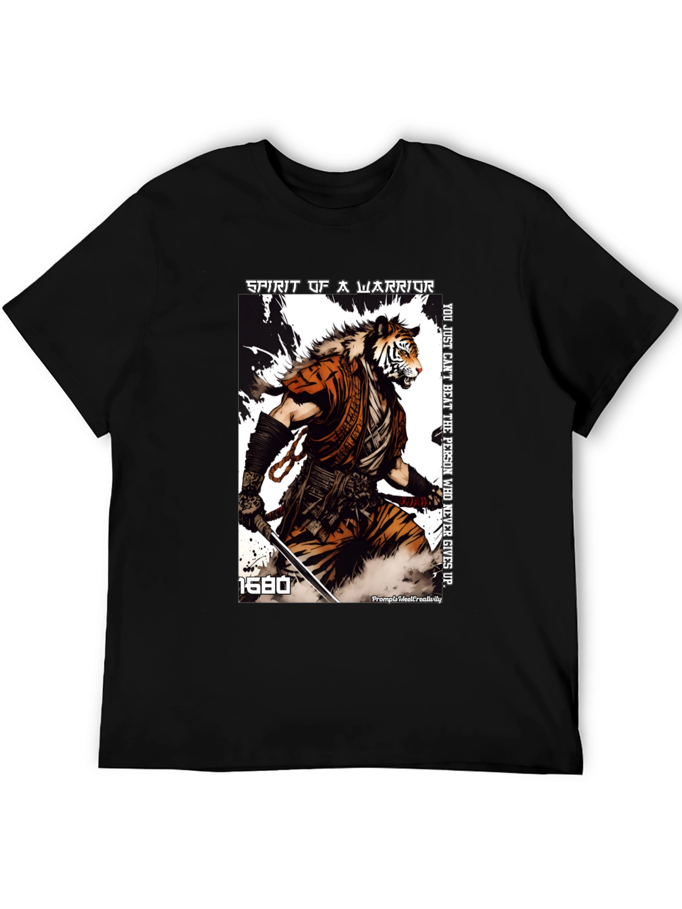 Tiger Warrior Graphic T-Shirt