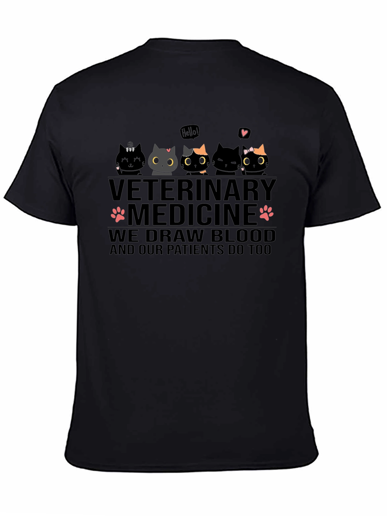 Veterinary Medicine Cat Graphic Tee