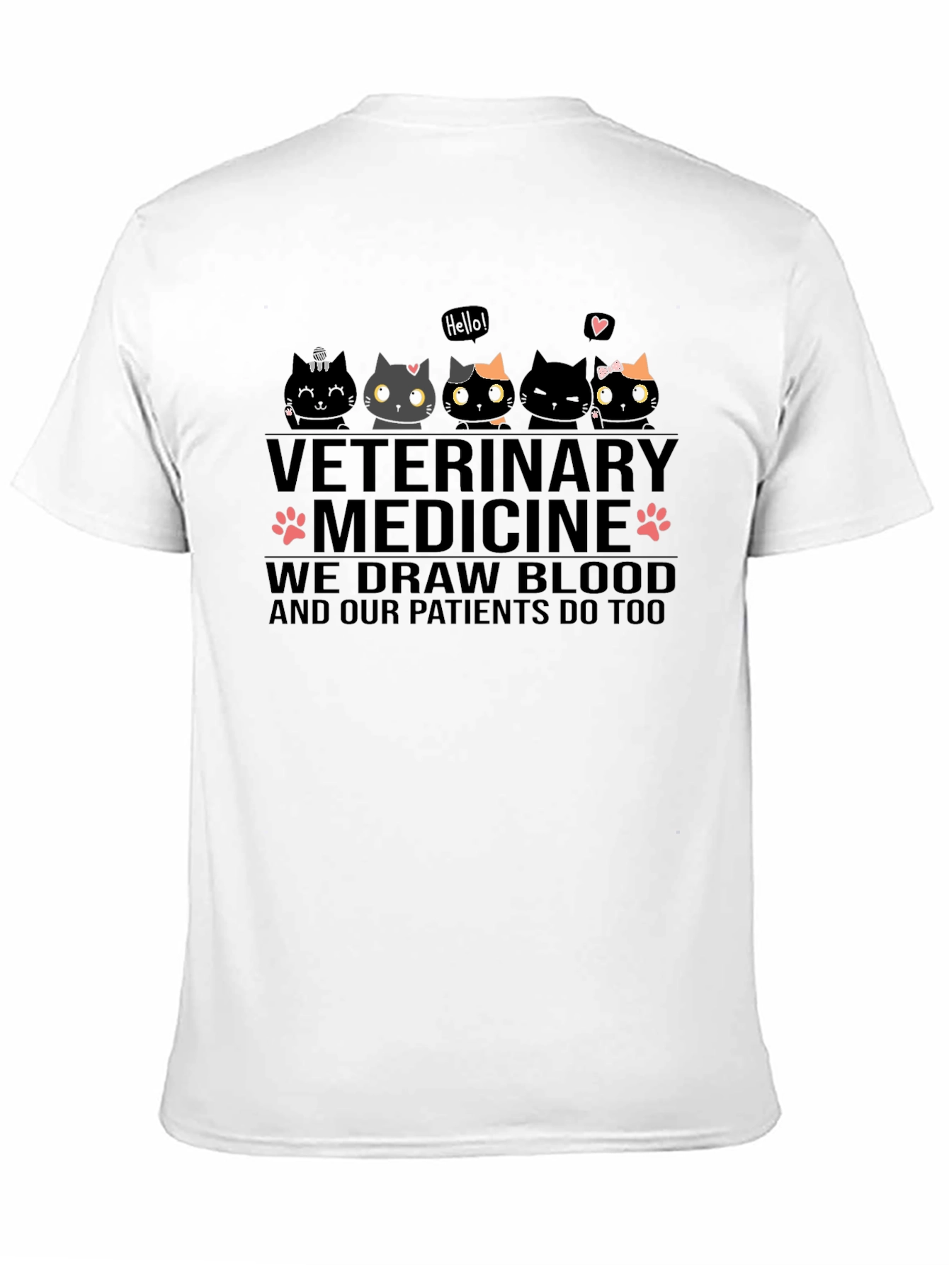 Veterinary Medicine Cat Graphic Tee