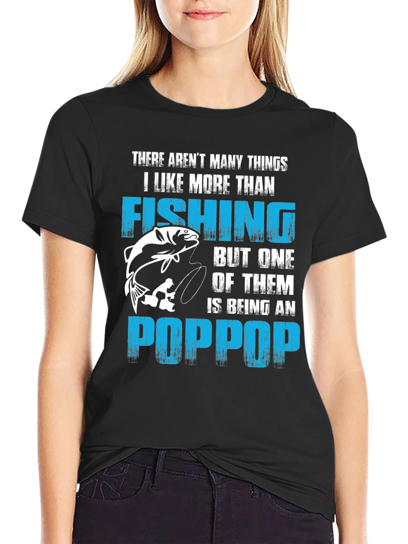 Fishing & Being A PopPop Mens T-Shirt