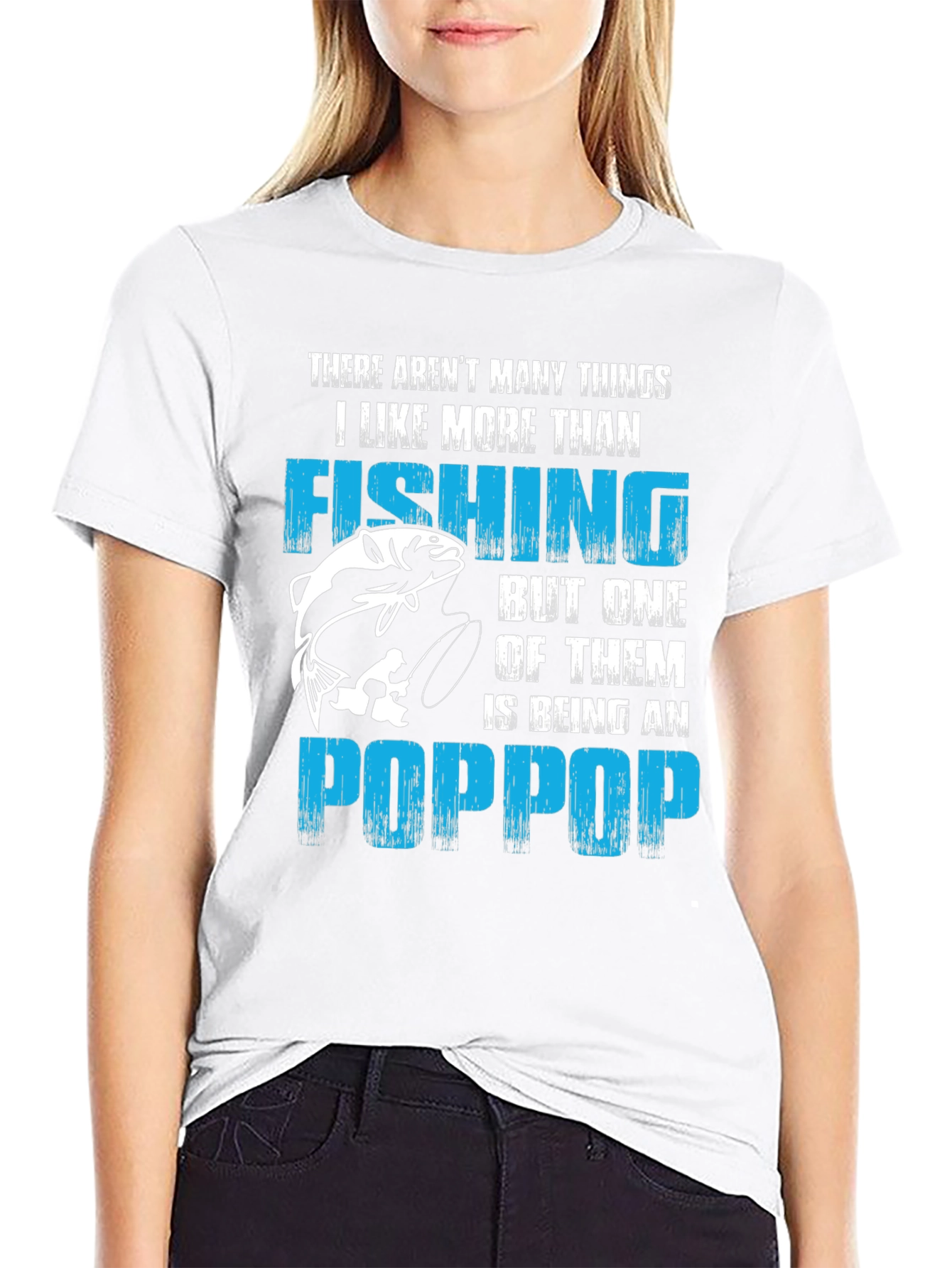 Fishing & Being A PopPop Mens T-Shirt