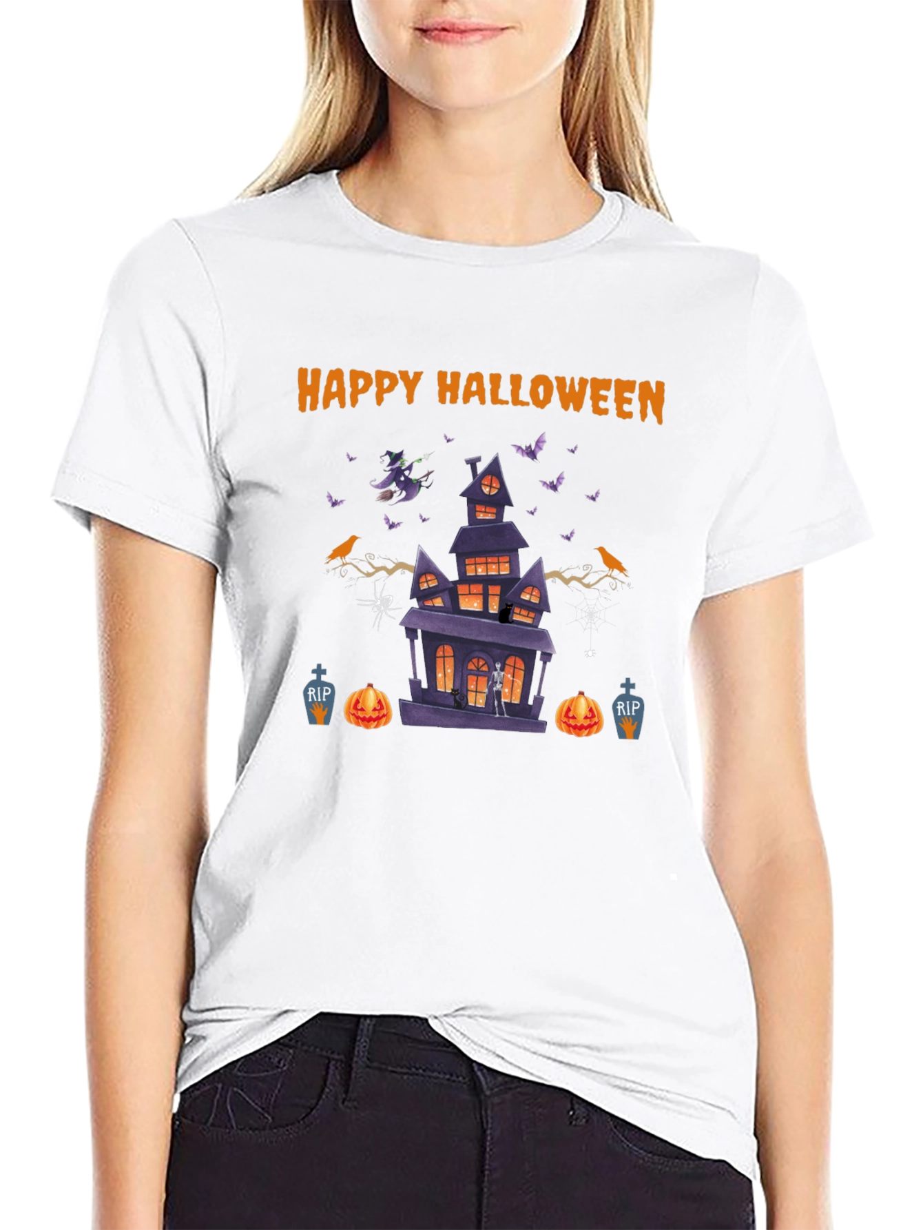 Halloween Graphic T-Shirt