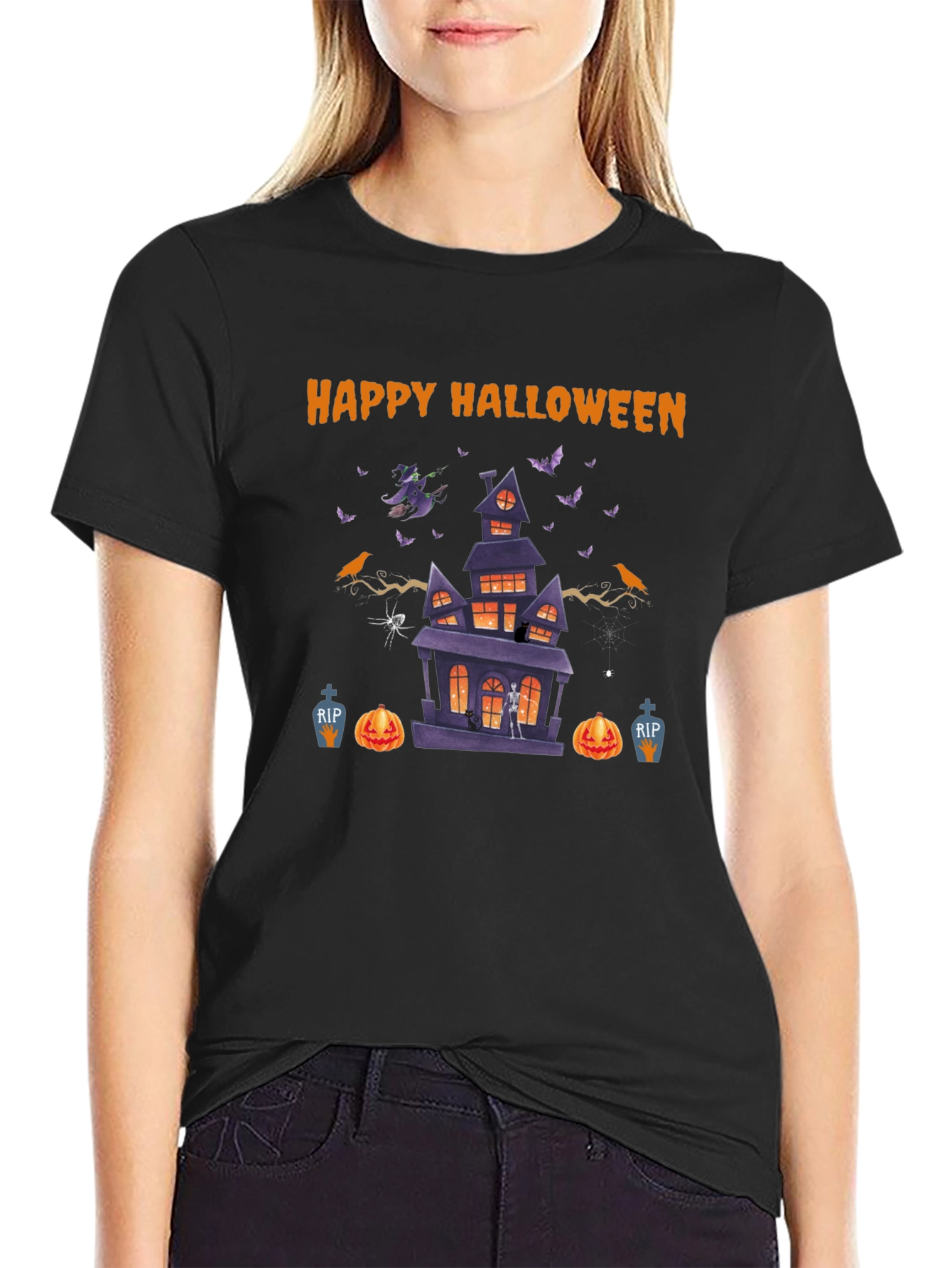Halloween Graphic T-Shirt