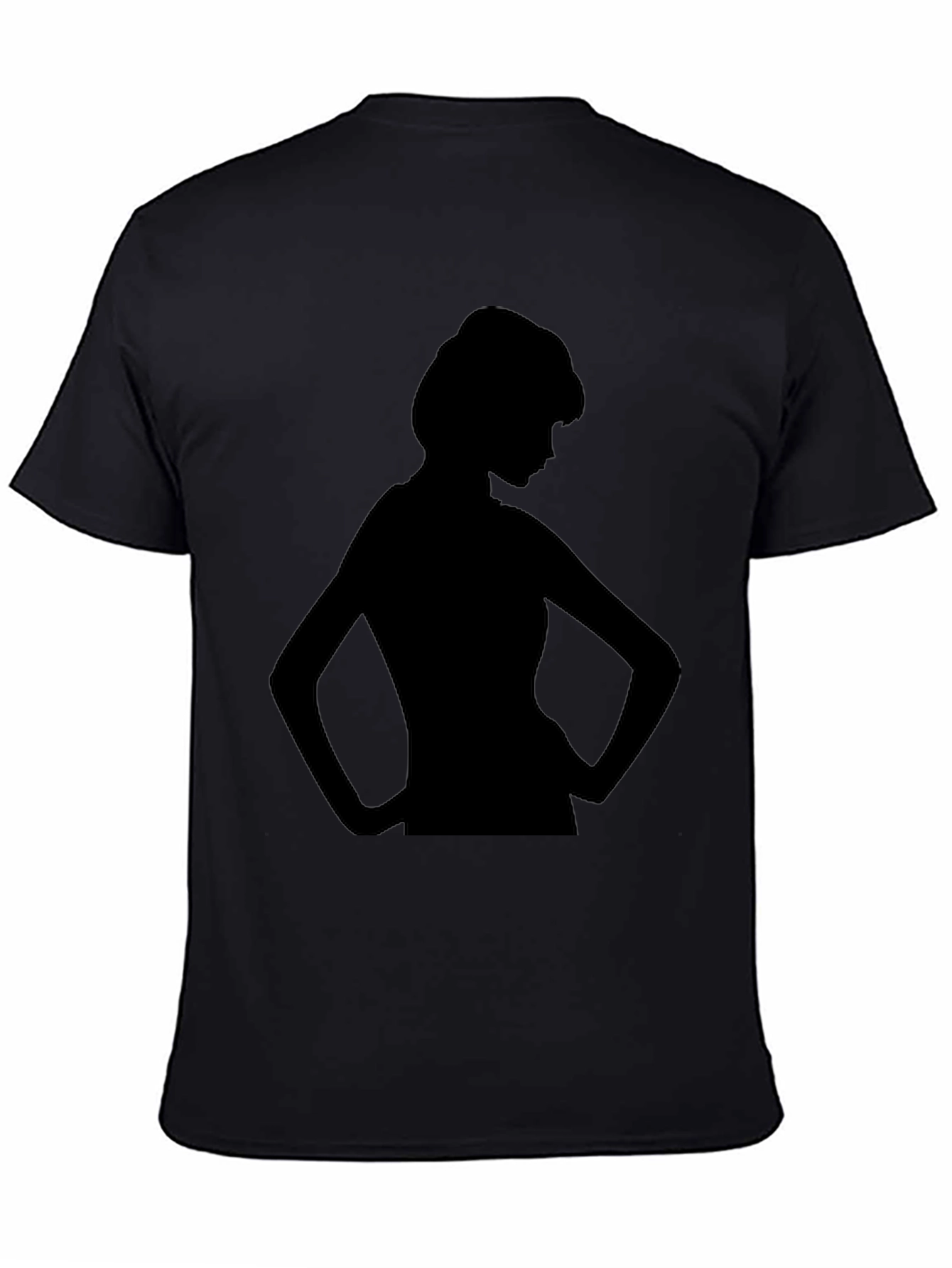 Silhouette Woman Graphic Tee - Black