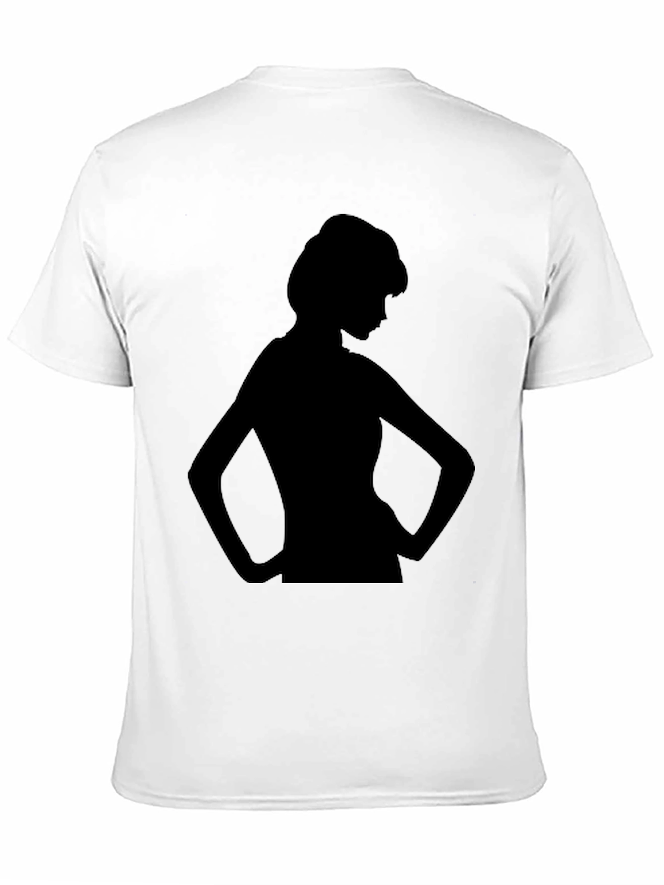Silhouette Woman Graphic Tee - Black