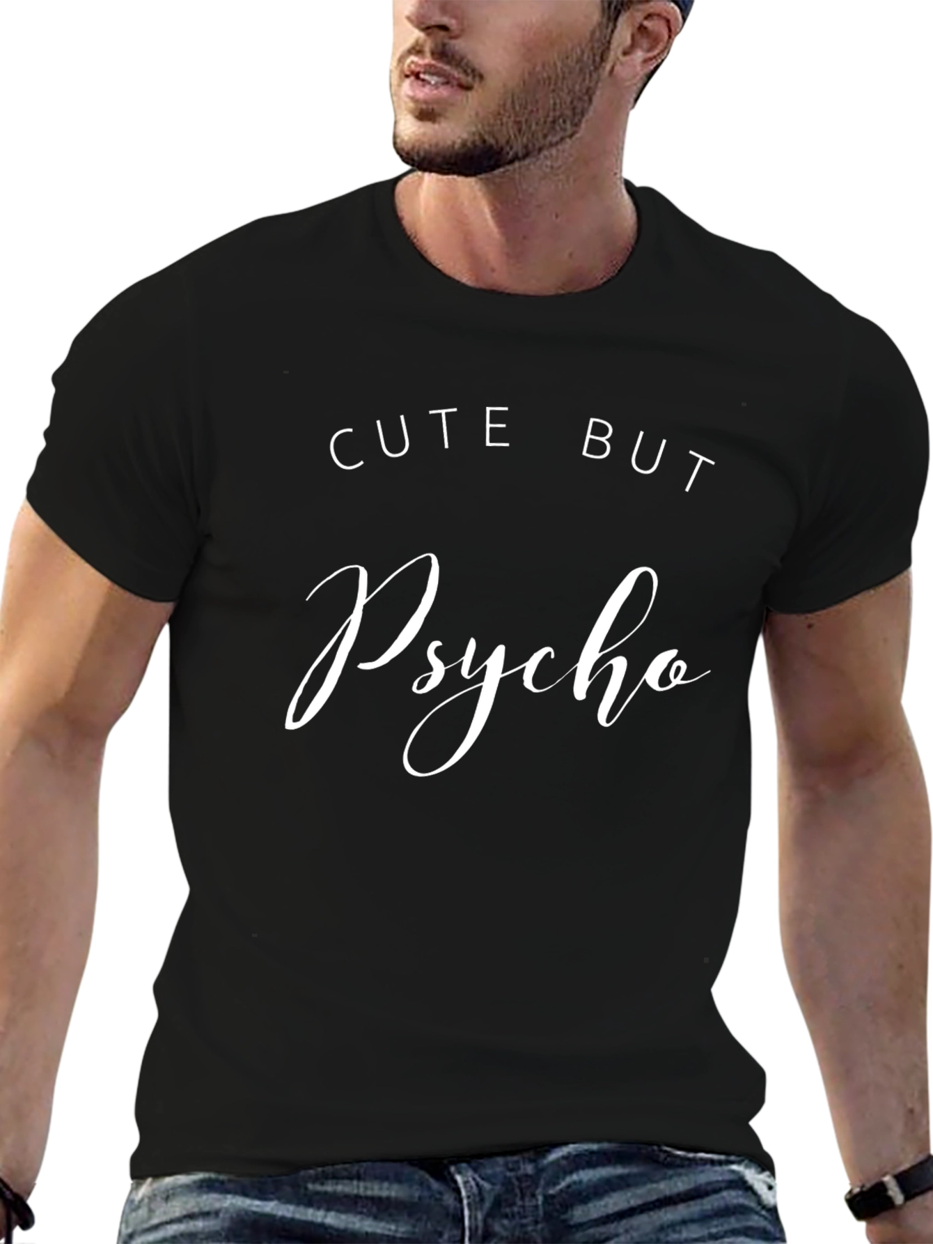 Cute But Psycho T-Shirt - Trendy Graphic Tee