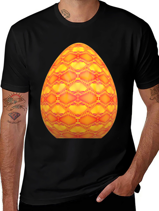 Abstract Easter Egg Graphic Tee - Bold & Unique!