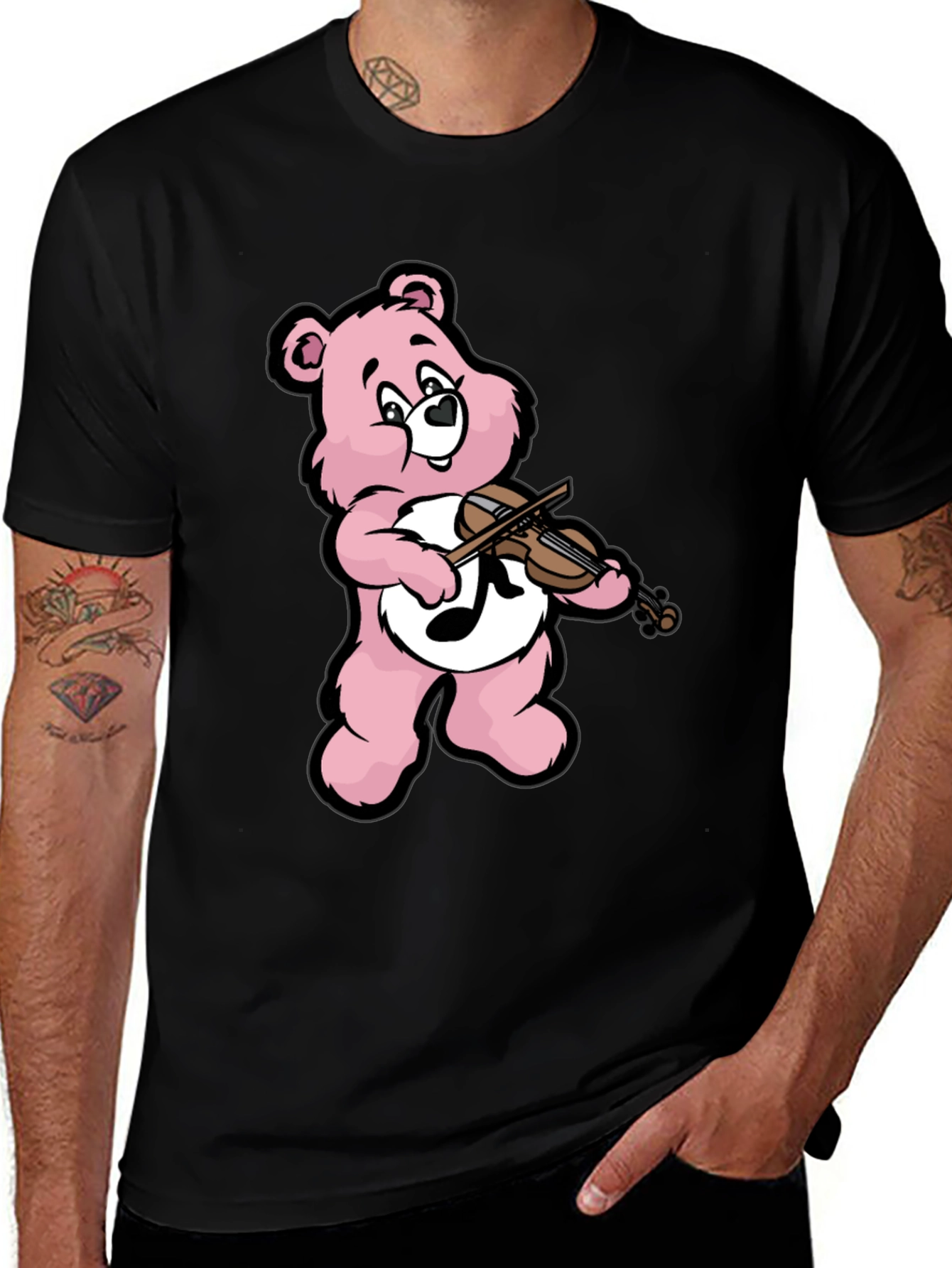 Musical Bear Graphic T-Shirt