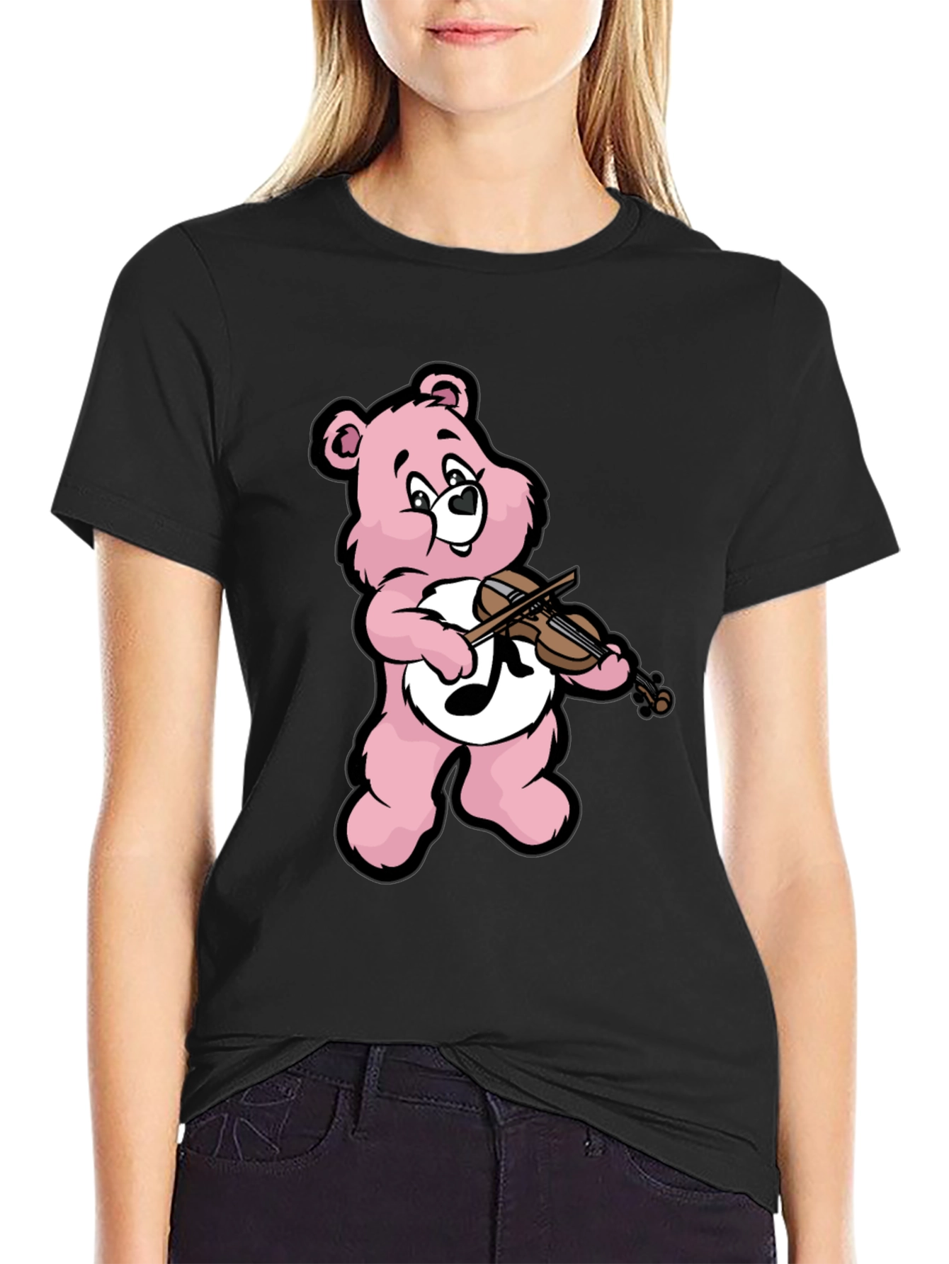 Musical Bear Graphic T-Shirt