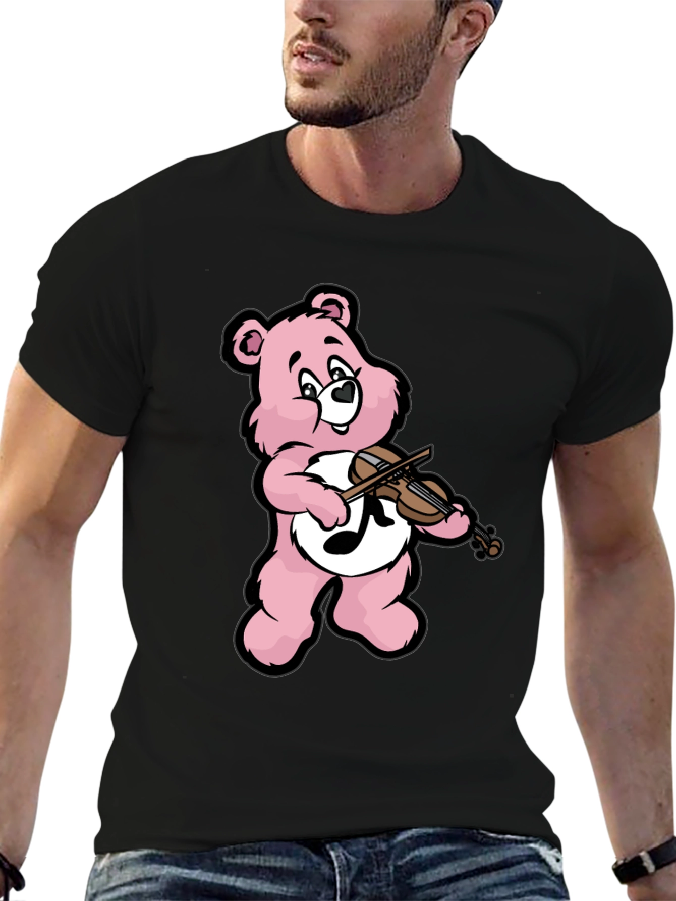 Musical Bear Graphic T-Shirt