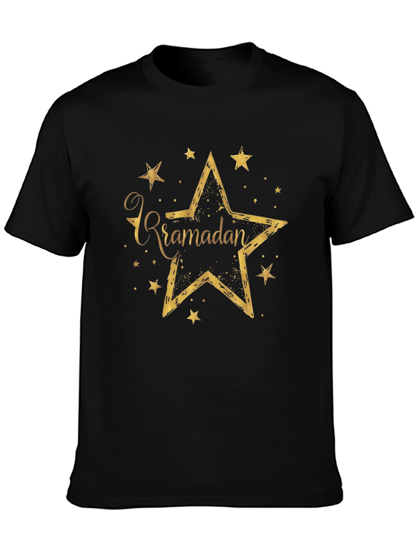 Ramadan Star T-Shirt - Black