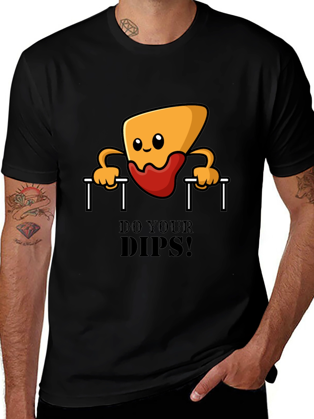 Funny Workout T-Shirt - Do Your Dips!