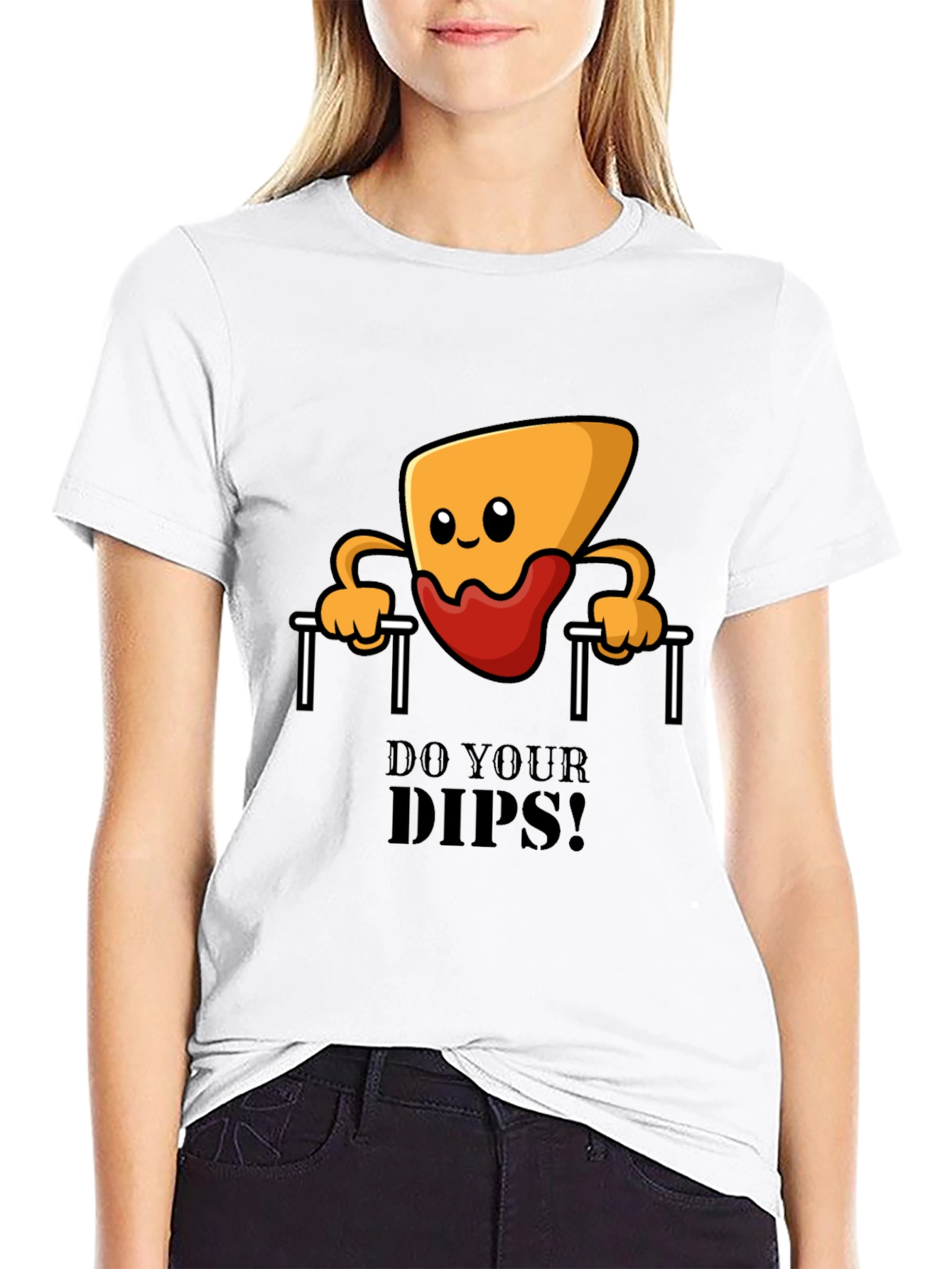 Funny Workout T-Shirt - Do Your Dips!