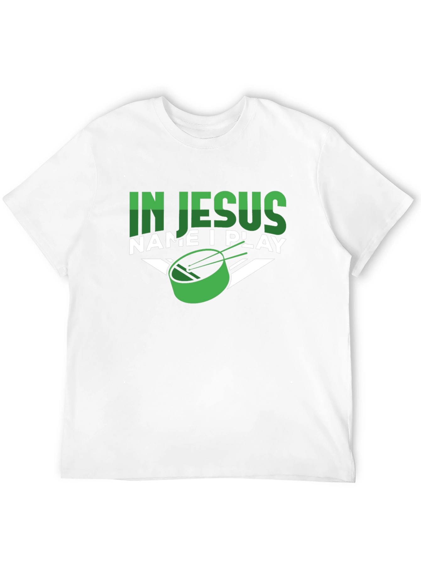 In Jesus Name I Play T-Shirt - Christian Hockey