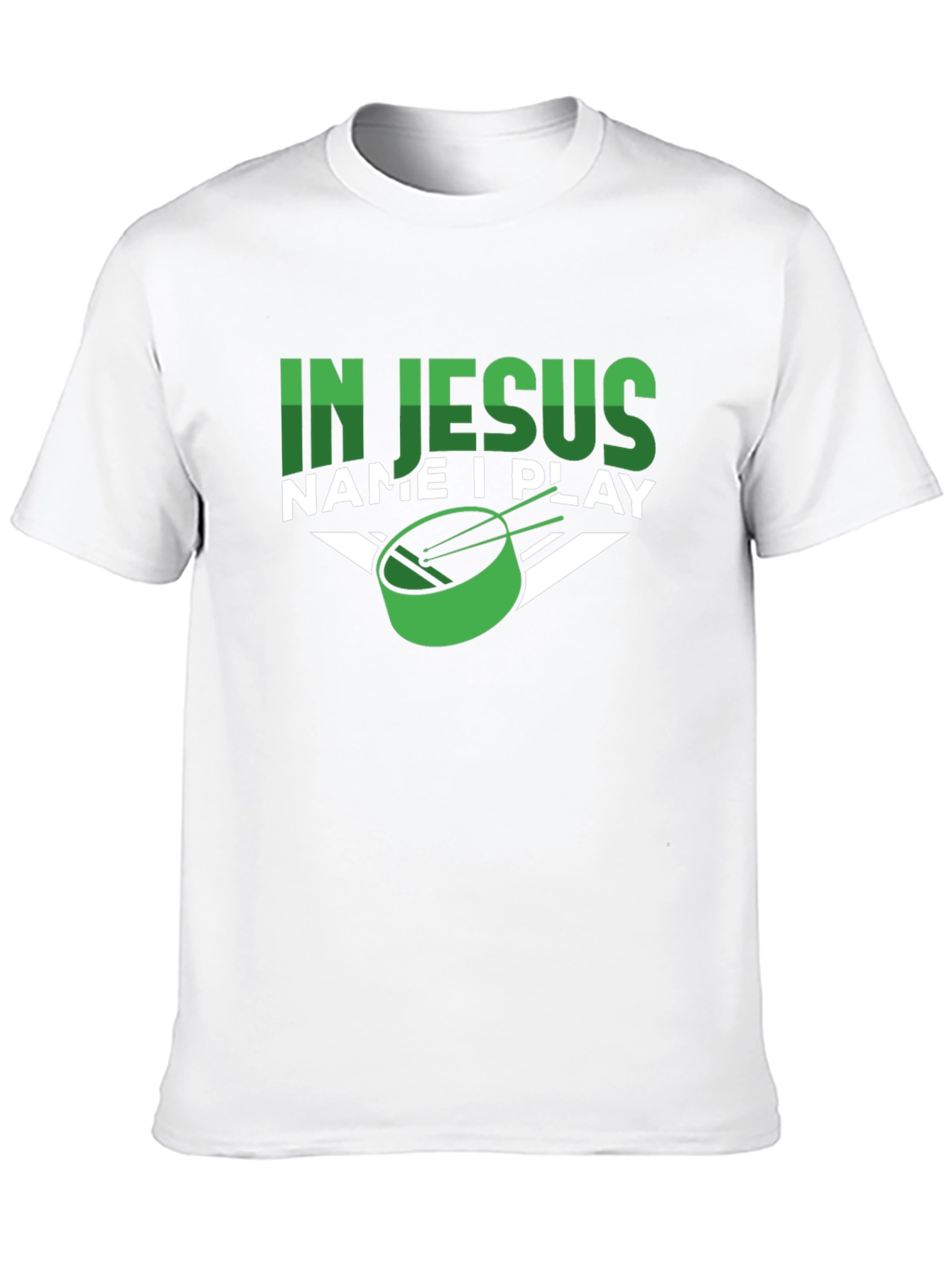In Jesus Name I Play T-Shirt - Christian Hockey