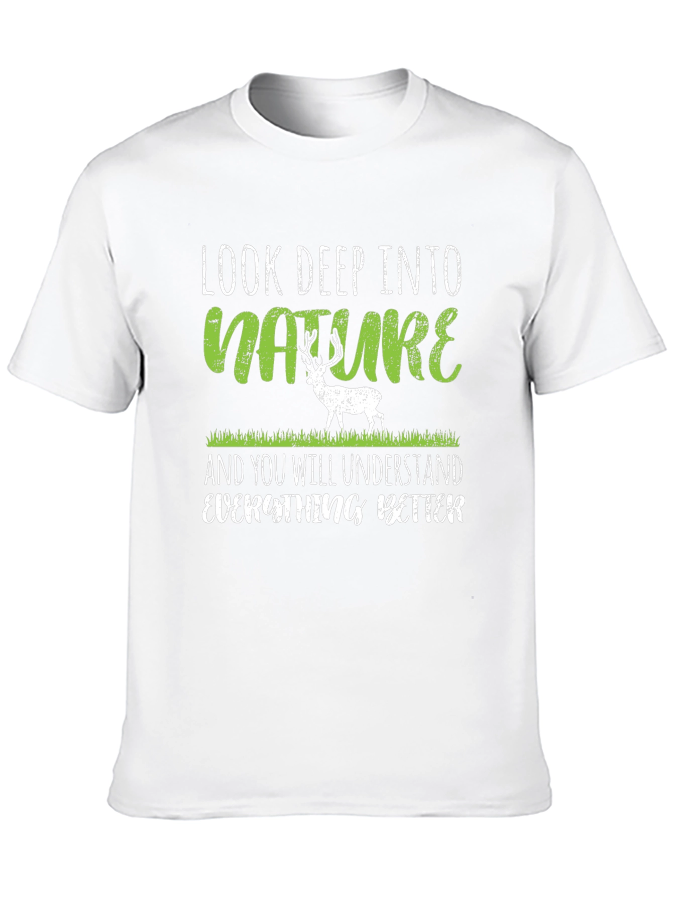 Look Deep Into Nature Mens Graphic Tee