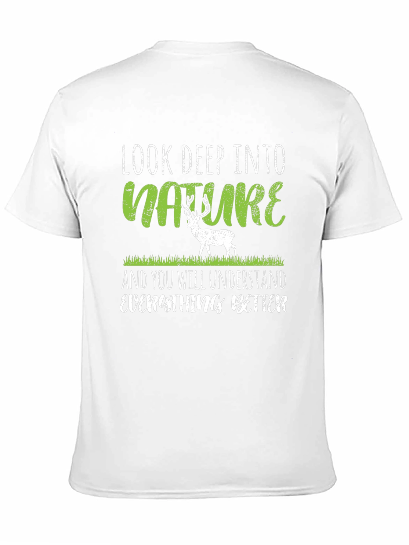 Look Deep Into Nature Mens Graphic Tee