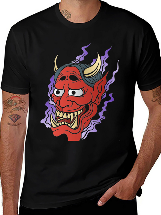 Hannya Demon Graphic T-Shirt