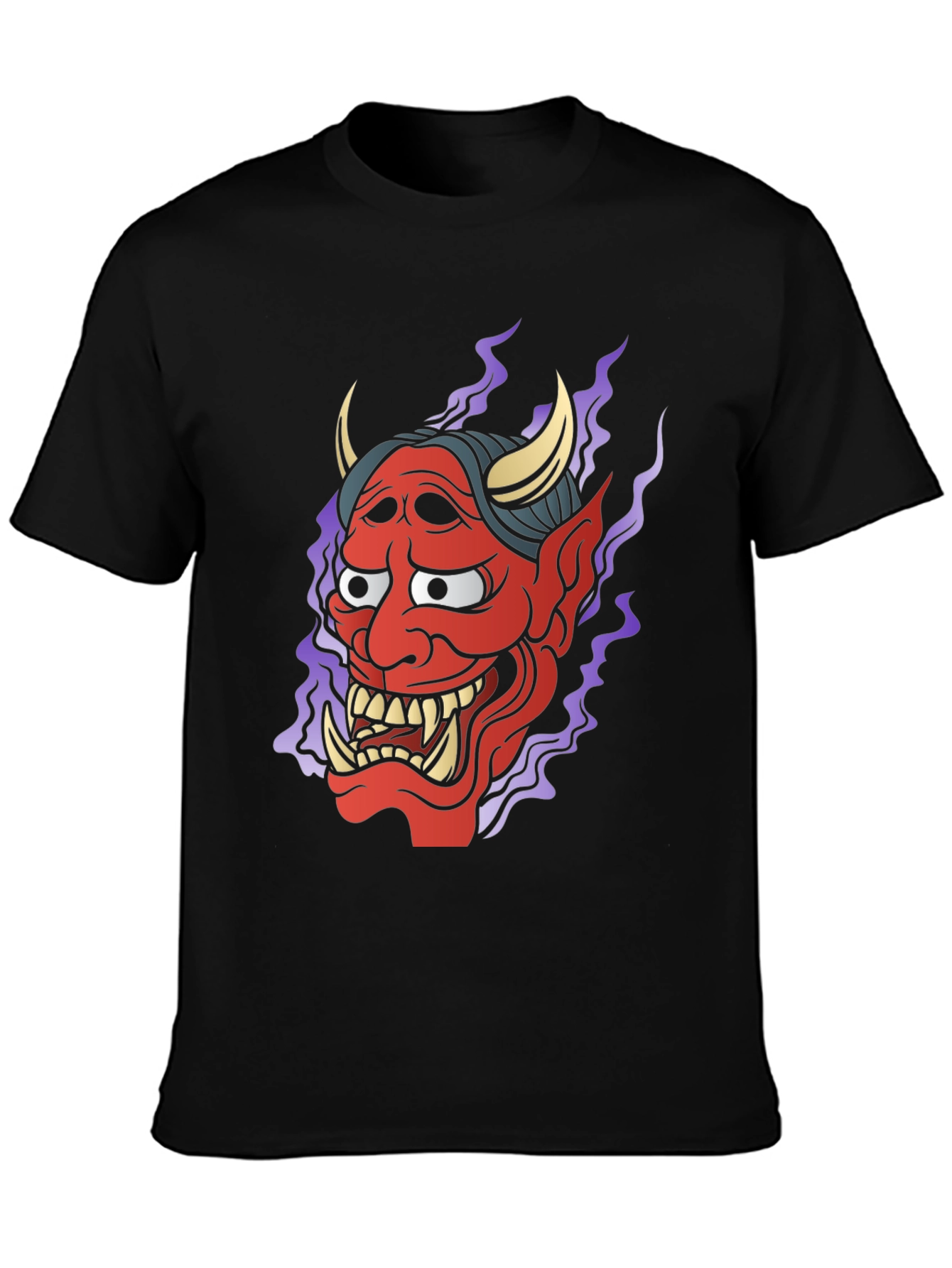 Hannya Demon Graphic T-Shirt