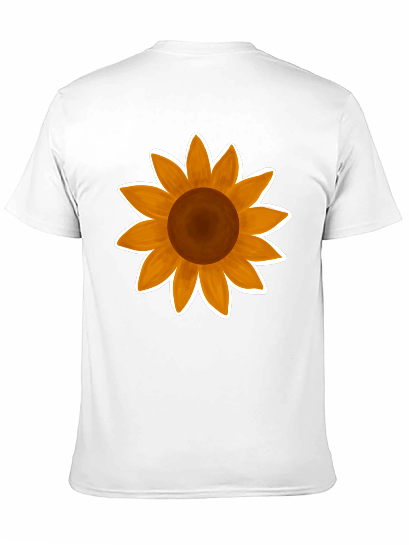 Sunflower Graphic Tee - Stylish Black Cotton T-Shirt