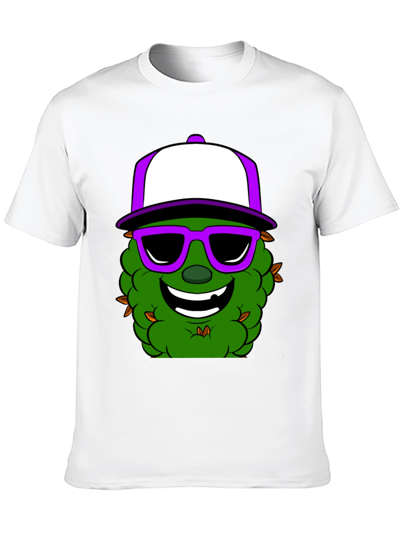 Cool Cannabis Cartoon Black T-Shirt