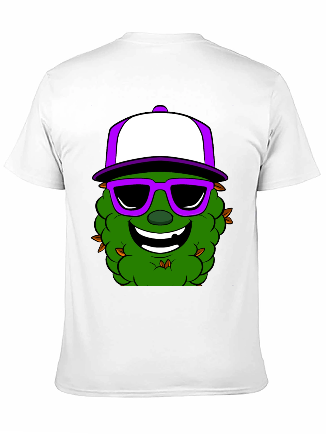 Cool Cannabis Cartoon Black T-Shirt