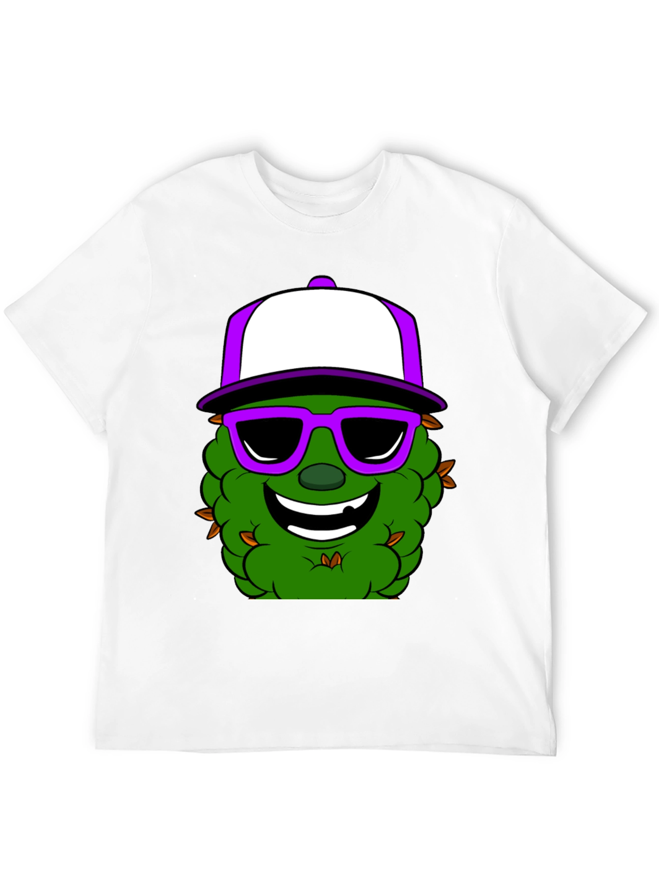 Cool Cannabis Cartoon Black T-Shirt