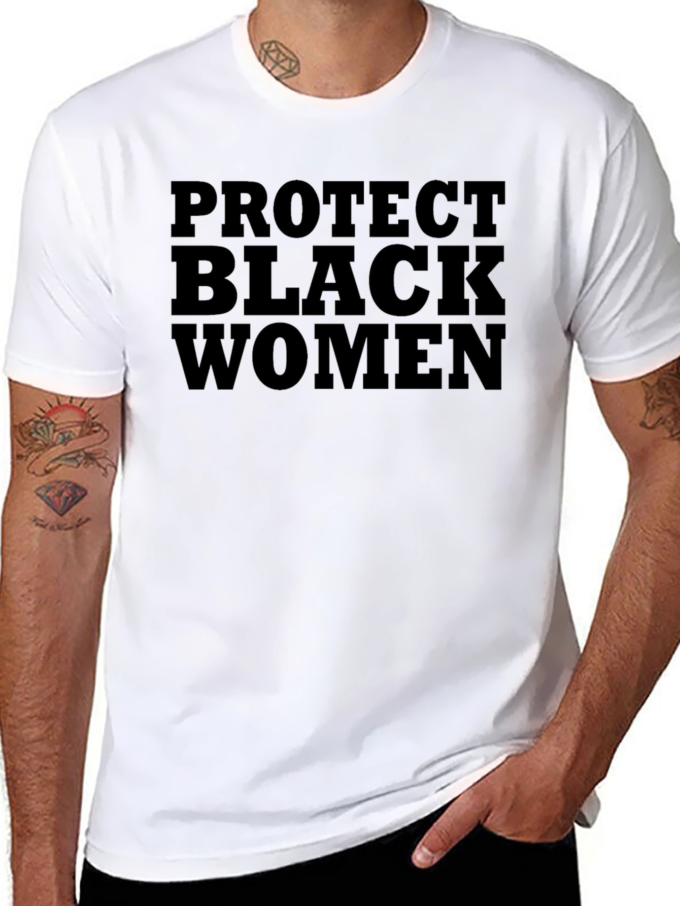 Protect Black Women Graphic Tee - Black