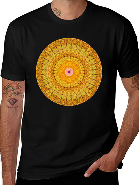 Mandala Graphic Black T-Shirt