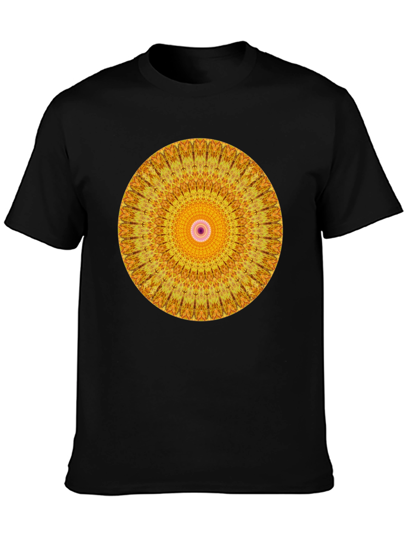 Mandala Graphic Black T-Shirt