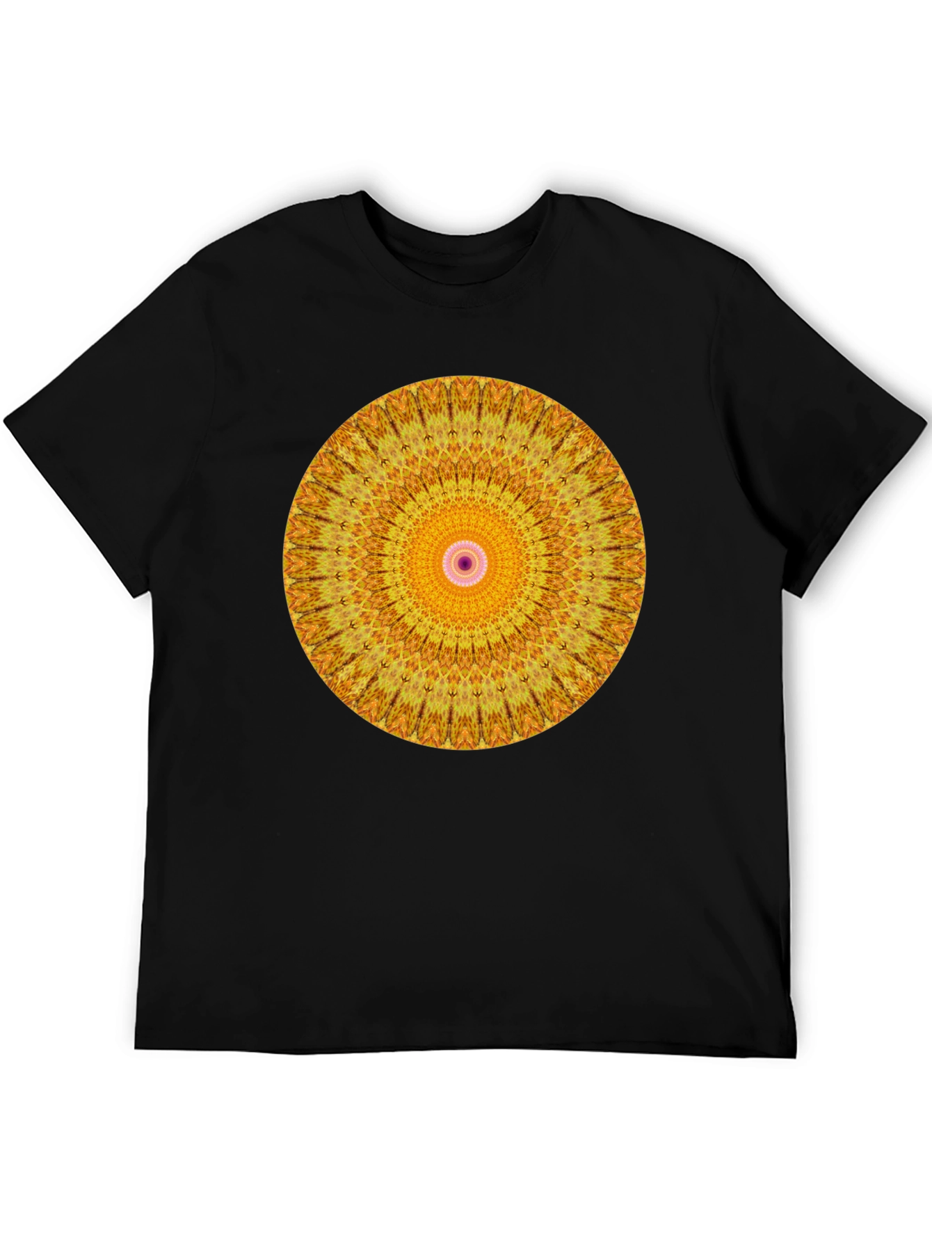 Mandala Graphic Black T-Shirt