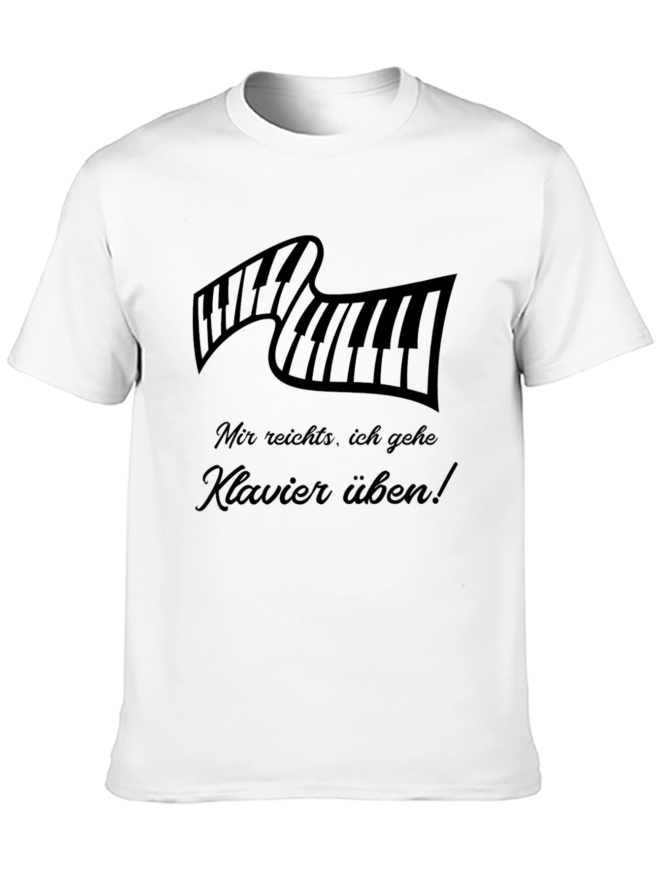 Piano Keyboard T-Shirt - Klavier Üben!