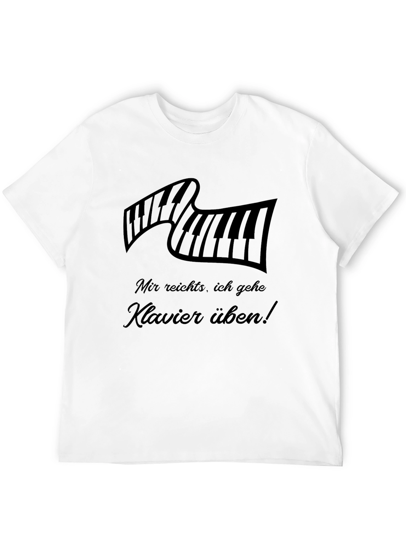 Piano Keyboard T-Shirt - Klavier Üben!