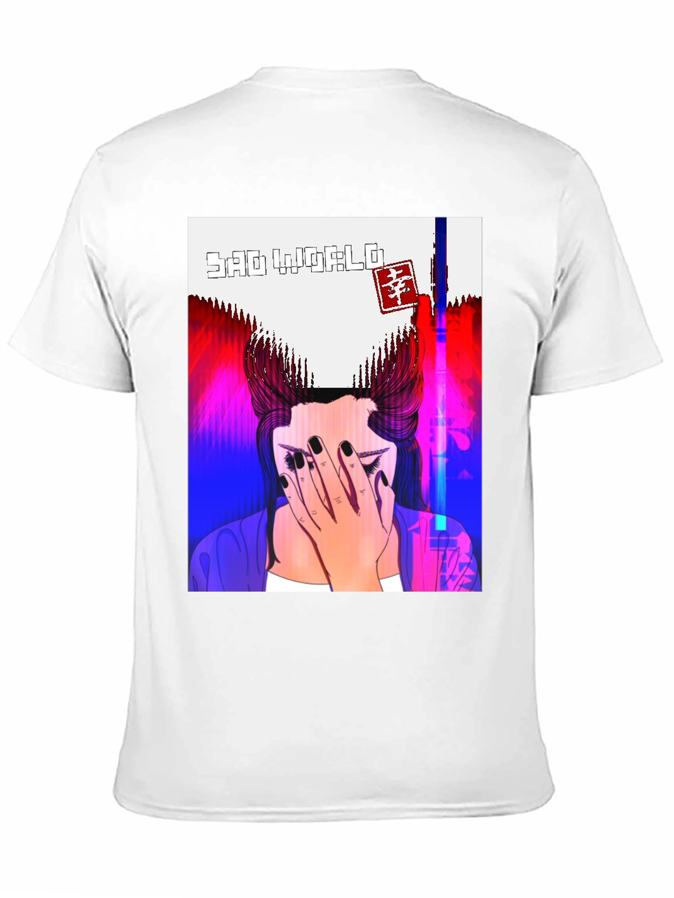 Sad World Graphic Tee - Unisex Black T-Shirt