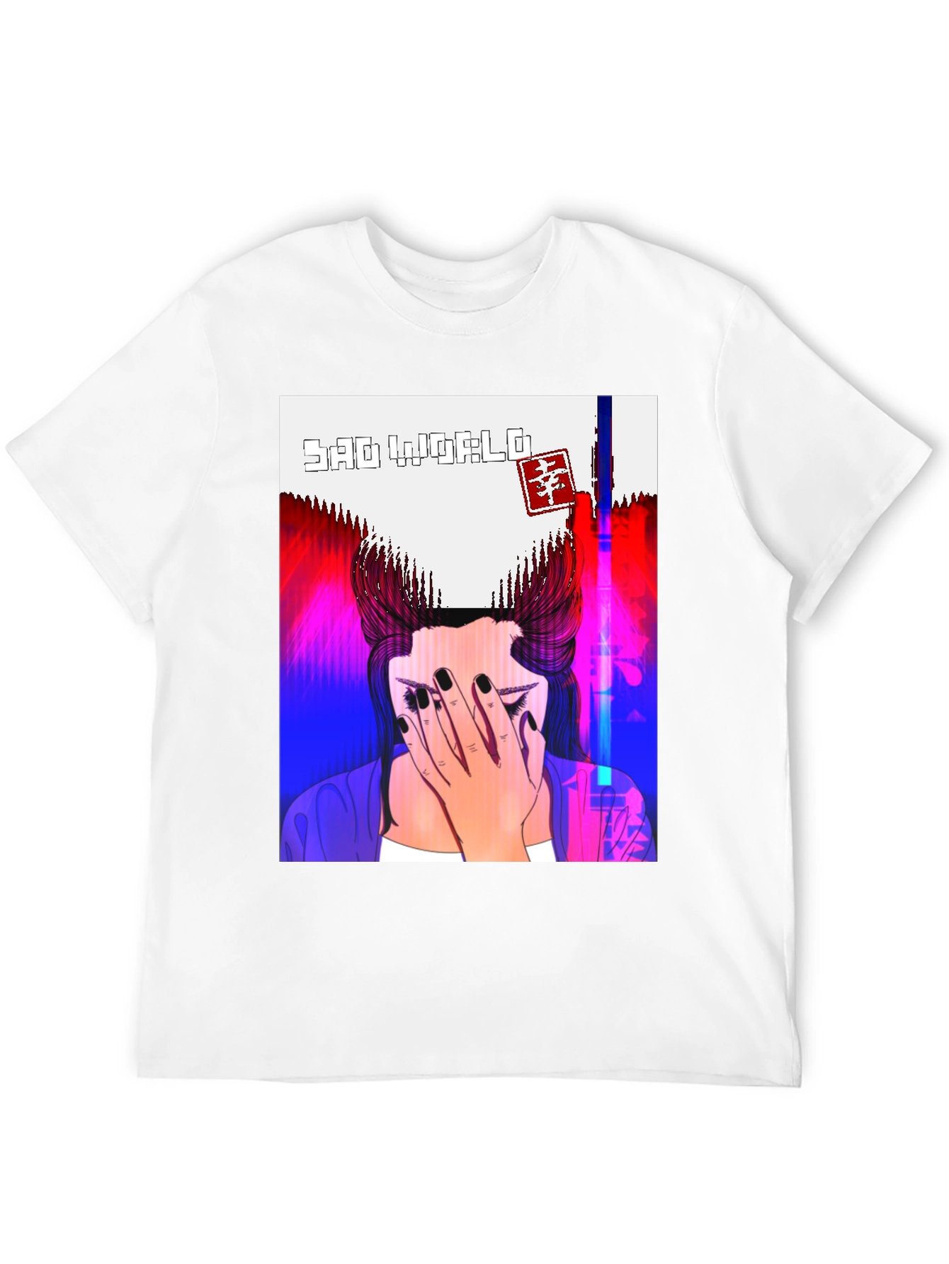 Sad World Graphic Tee - Unisex Black T-Shirt