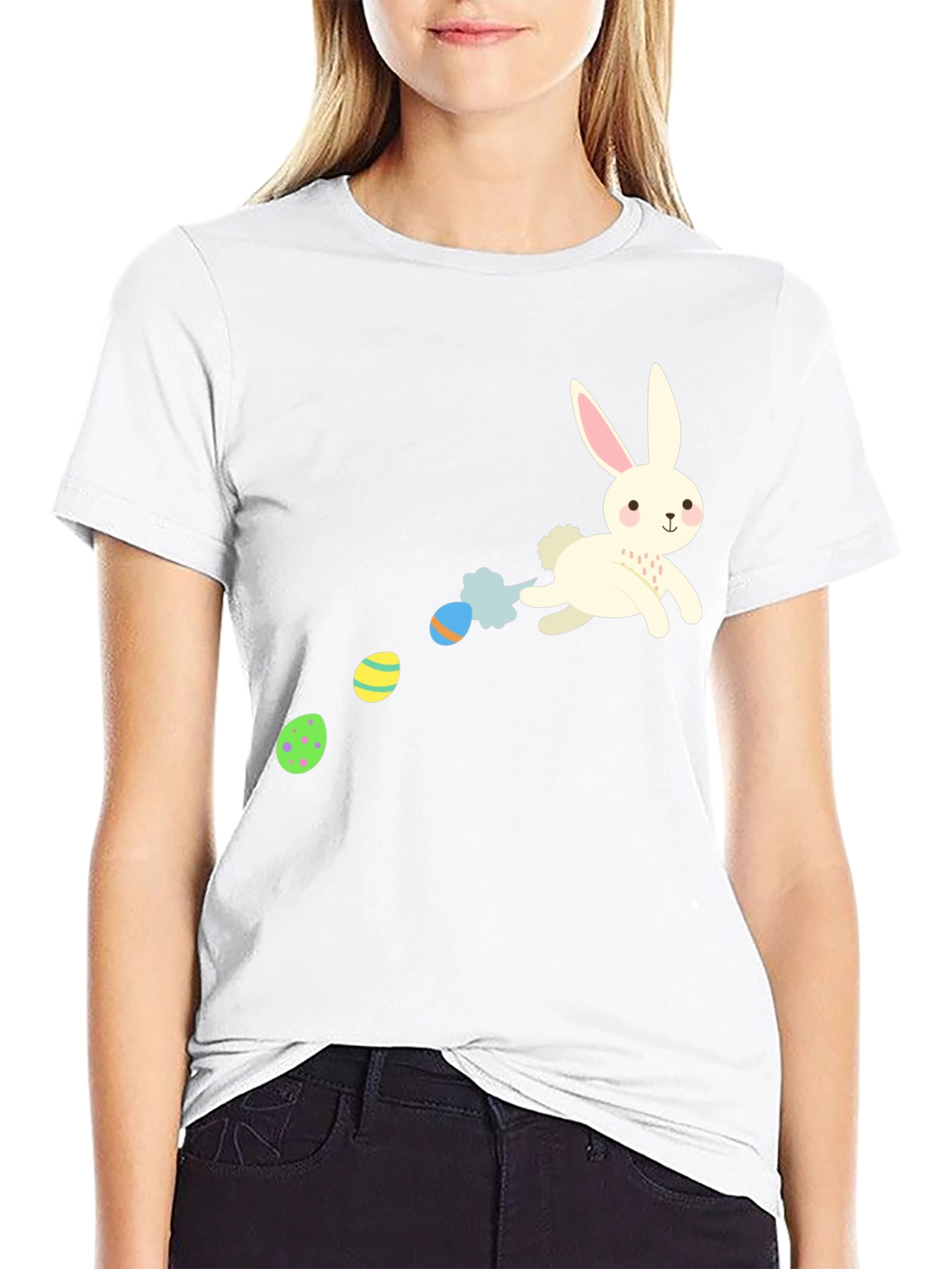 Easter Bunny T-Shirt - Funny Rabbit Eggs