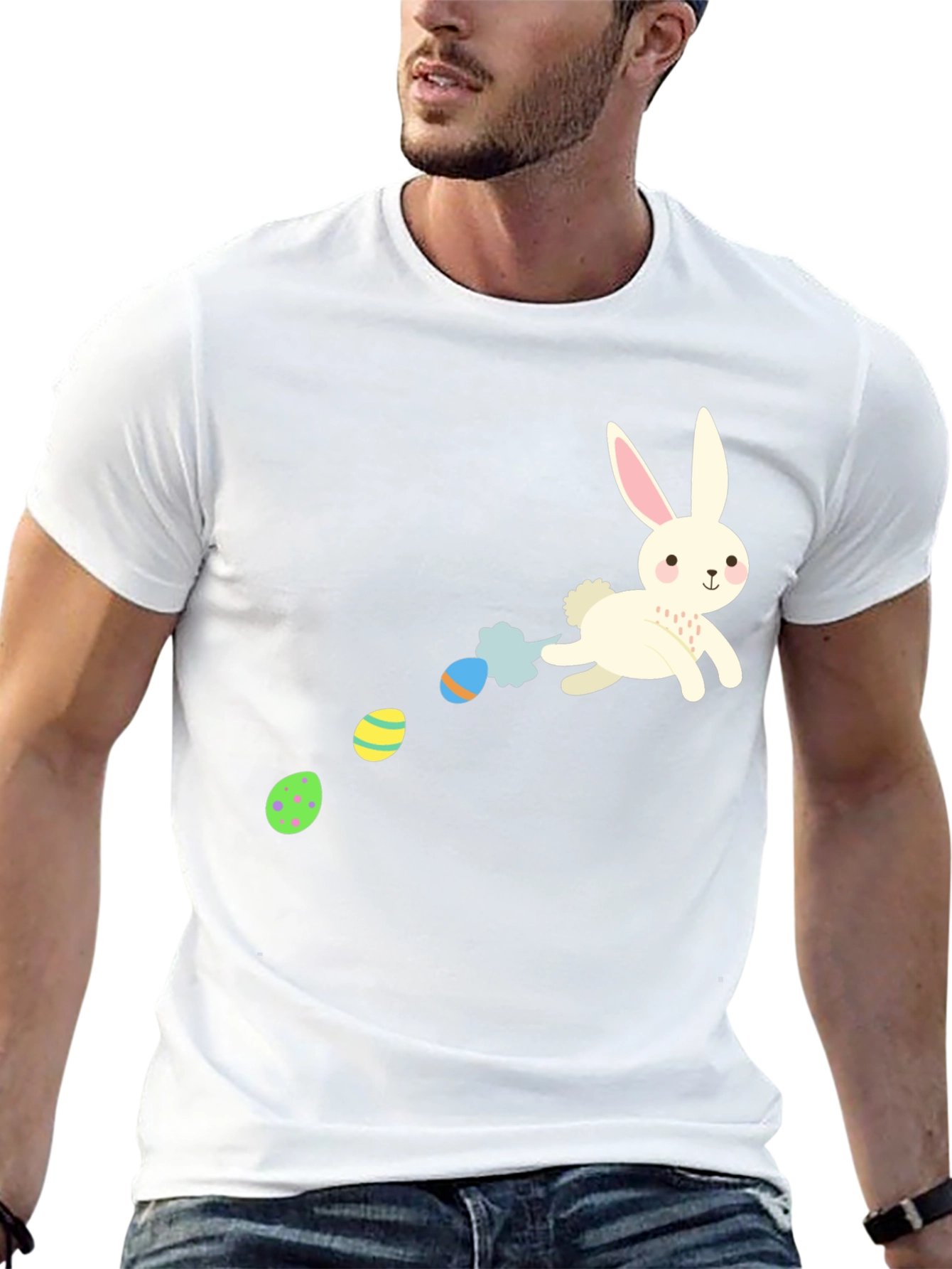 Easter Bunny T-Shirt - Funny Rabbit Eggs