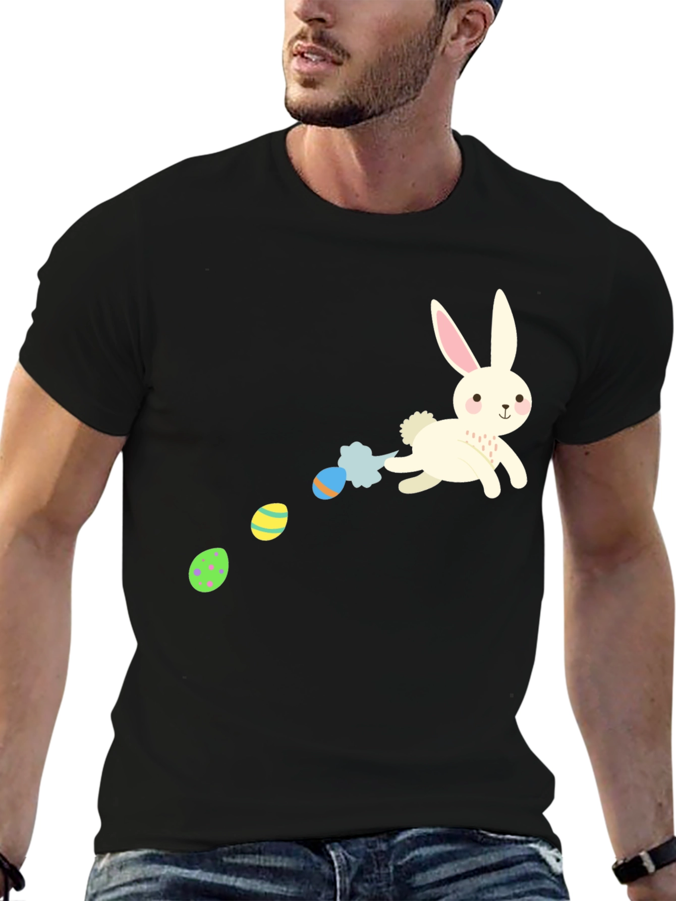 Easter Bunny T-Shirt - Funny Rabbit Eggs