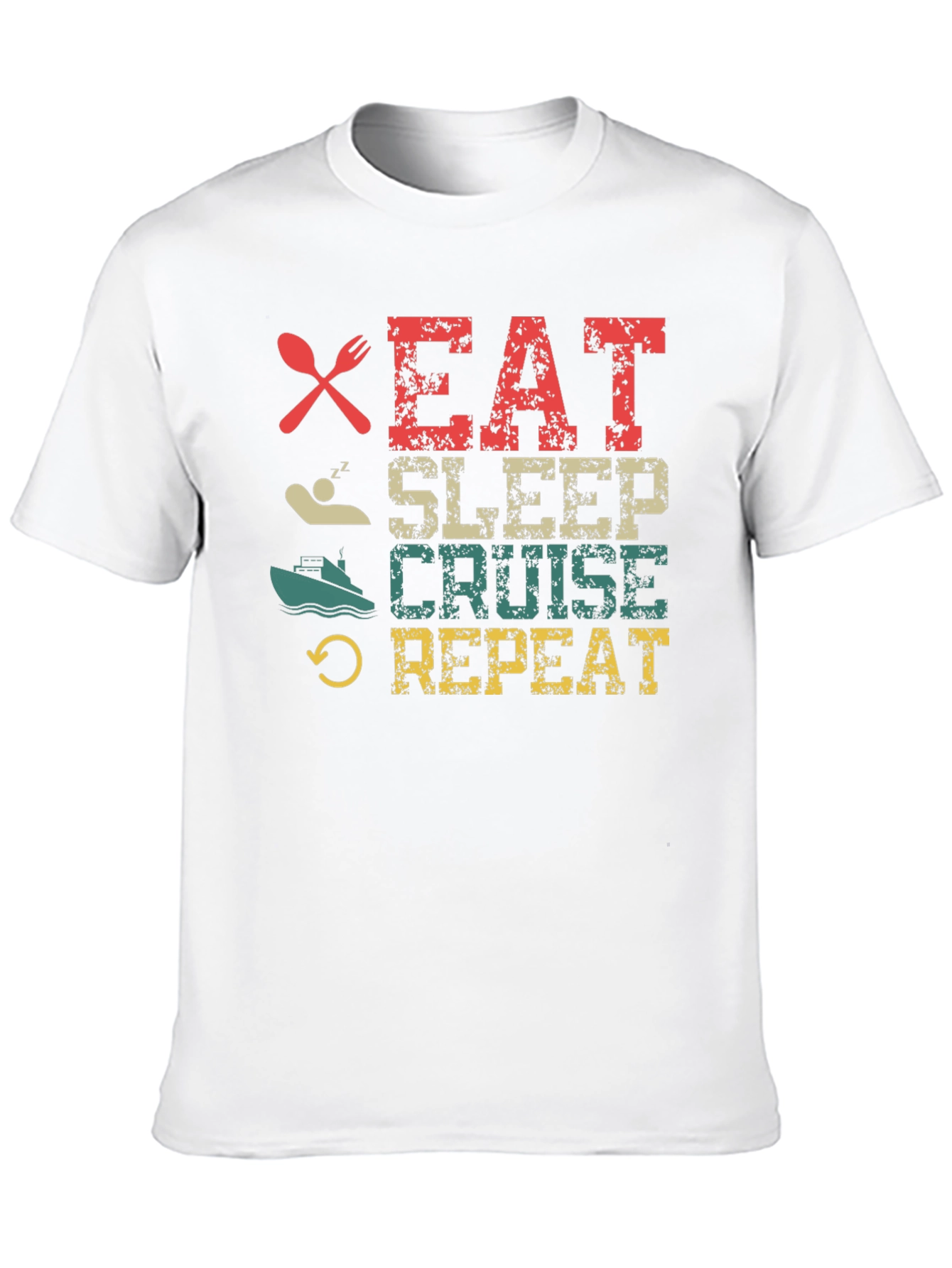 Eat Sleep Cruise Repeat T-Shirt