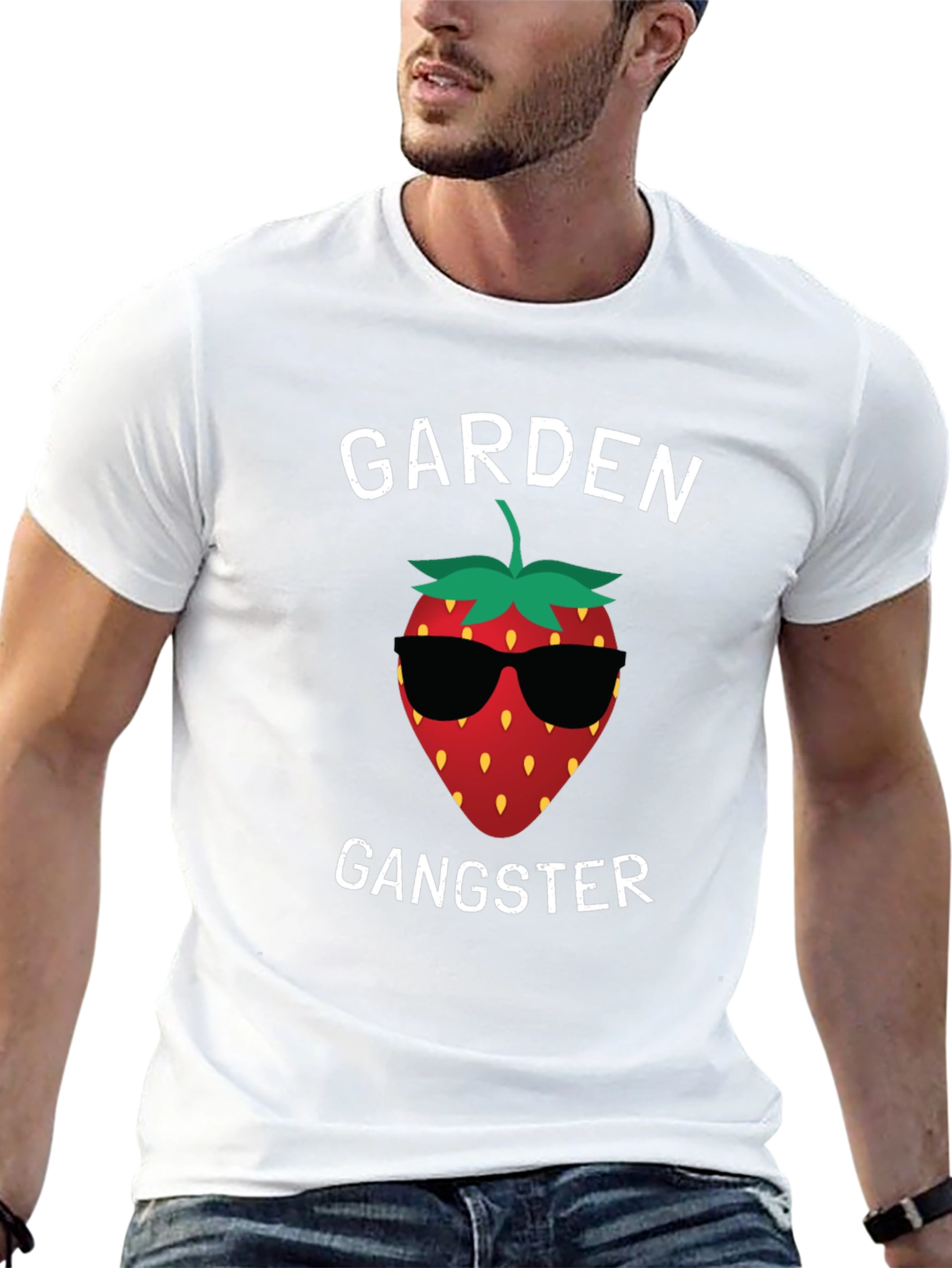 Garden Gangster T-Shirt - Strawberry Cool