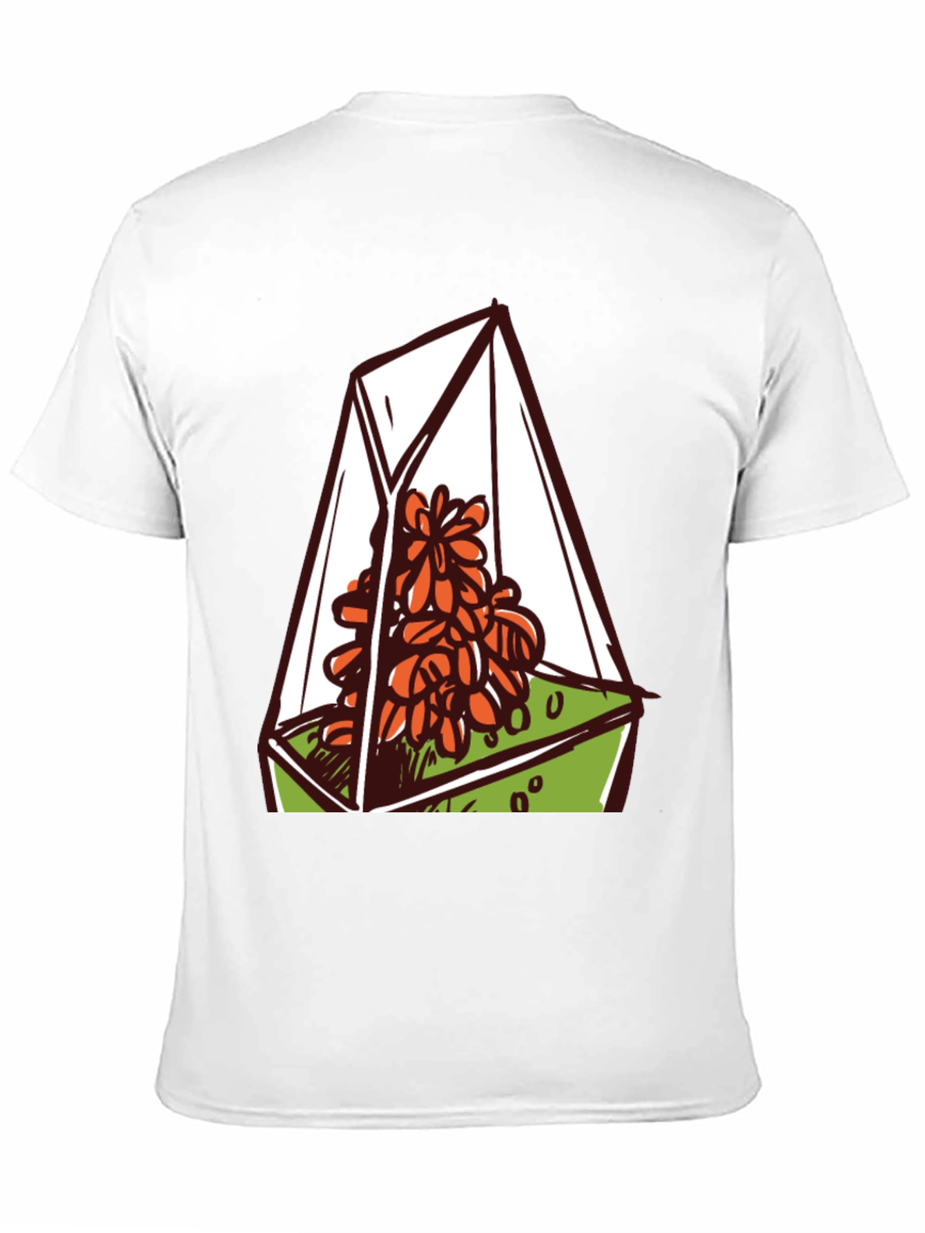 Terrarium Graphic Tee - Nature Lovers Black T-Shirt